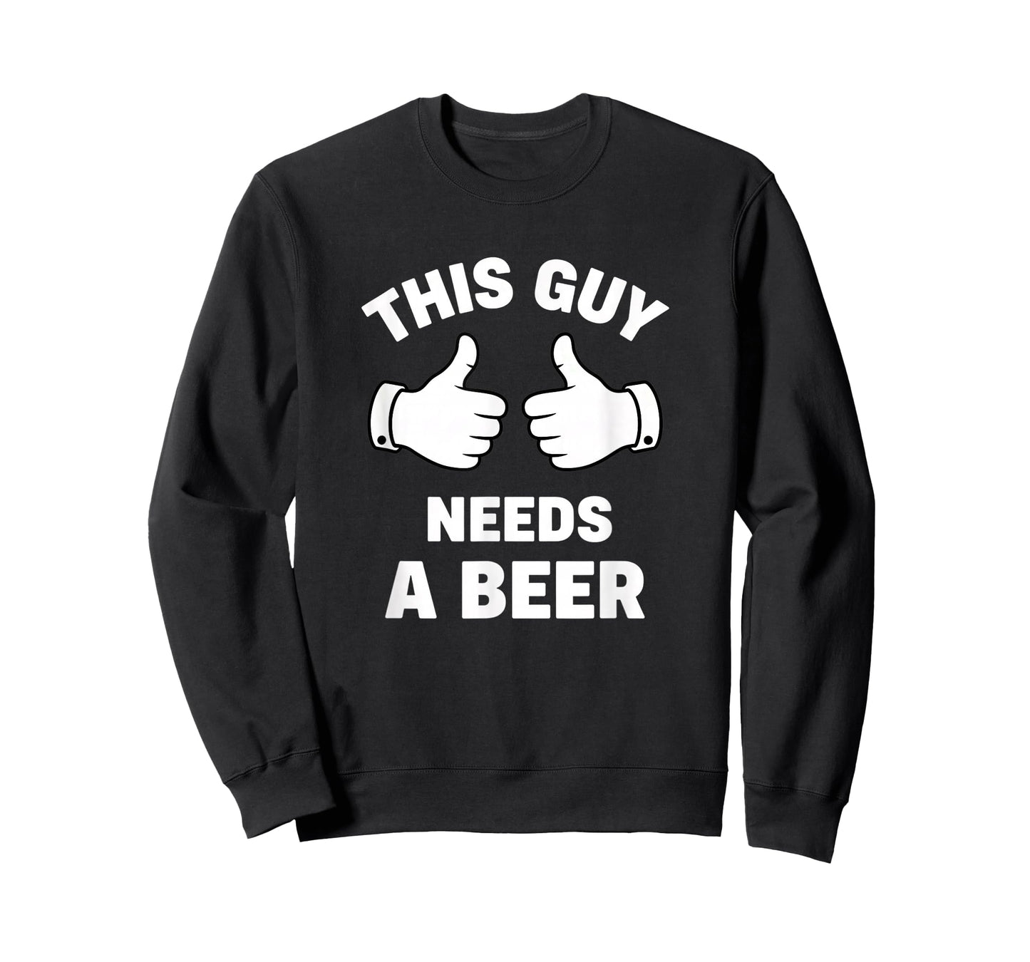 Alcohol & Cocktails - This Guy Needs A Beer Funny Drinking T-Shirt
