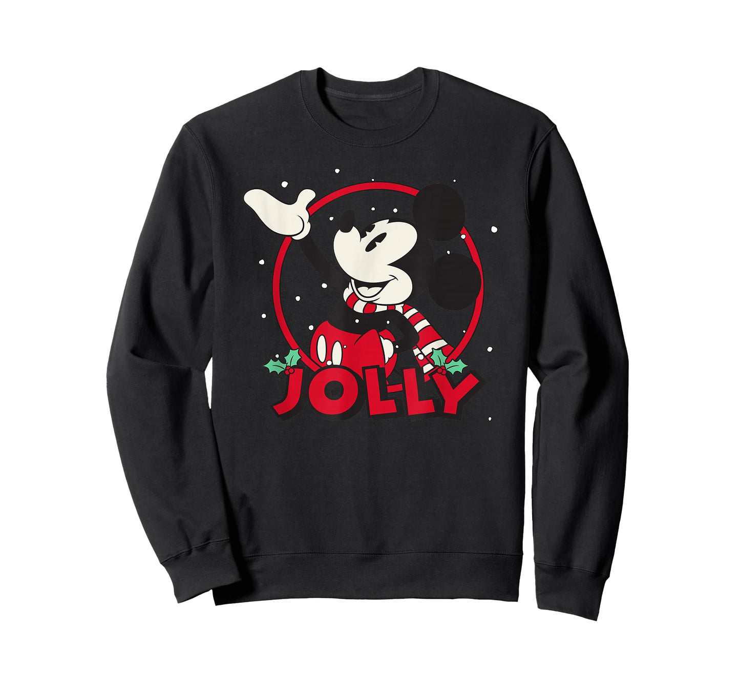 Disney Mickey and Friends Christmas Jolly Mickey Portrait T-Shirt