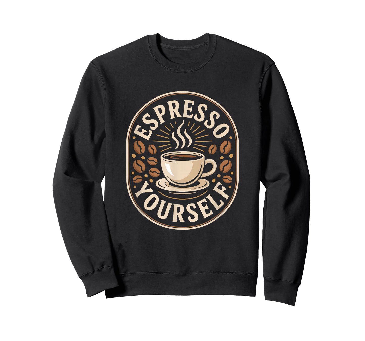 Espresso Yourself Funny Coffee Caffeine Lover Barista Gifts T-Shirt