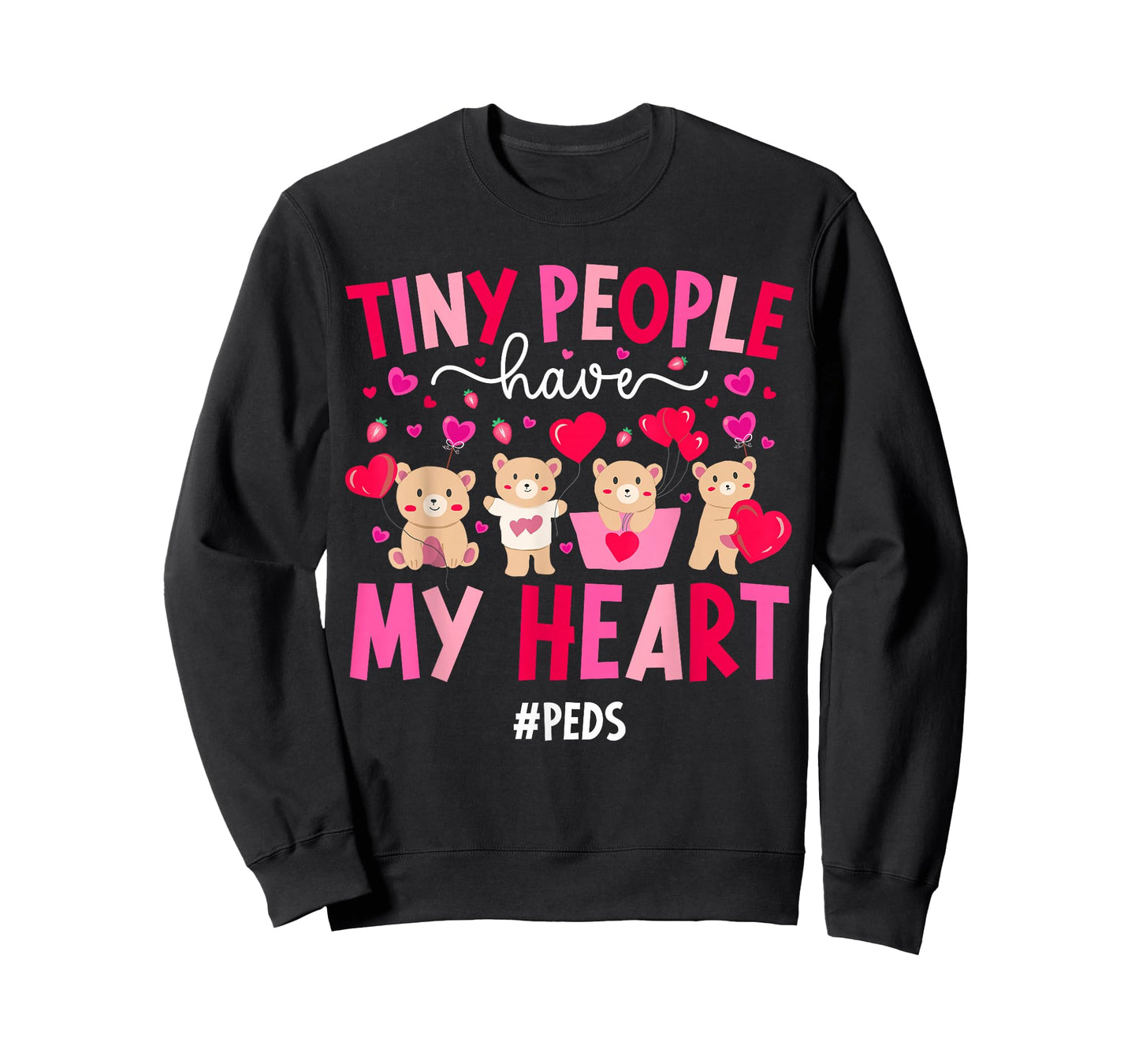 Valentine Peds Nurse Valentines Day Pediatric Nurse T-Shirt