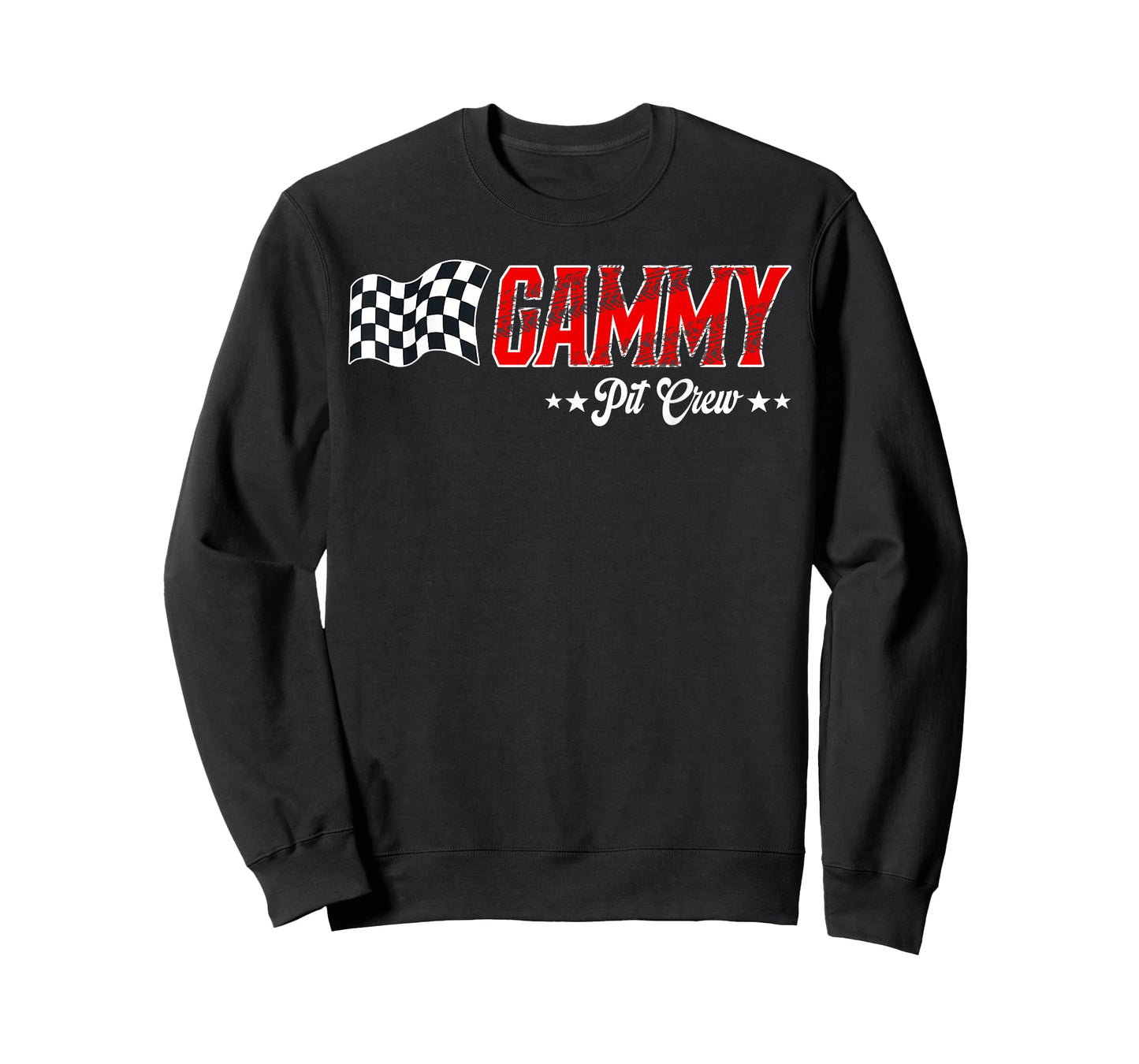 Gammy Pit Crew Race Car Birthday Family Matching T-Shirt