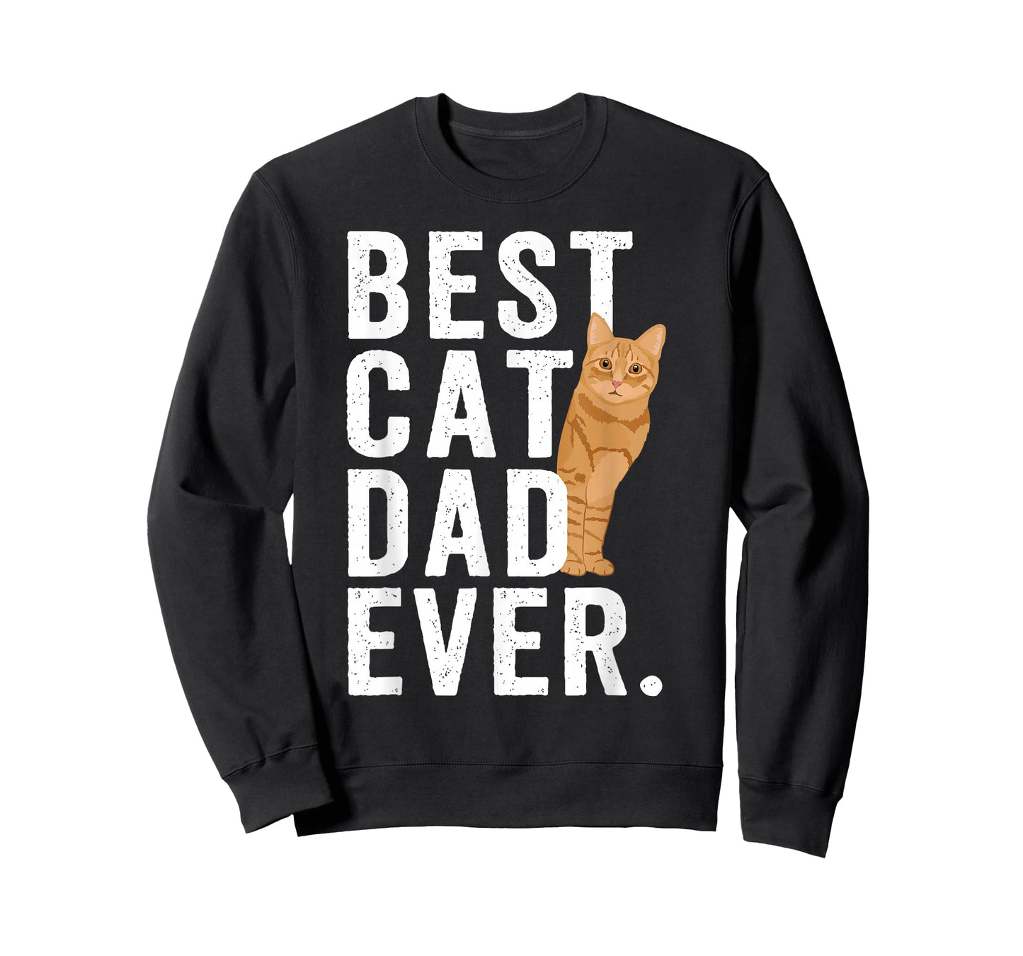 Best Cat Dad Orange Tabby Cat Dad Orange Tabby Cat Owner T-Shirt
