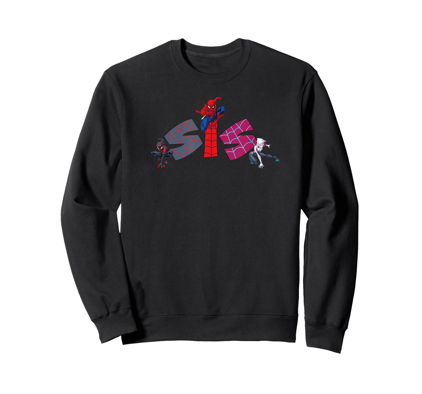 Marvel Spider-Man Trio Sis Sister Family Trip Matching T-Shirt