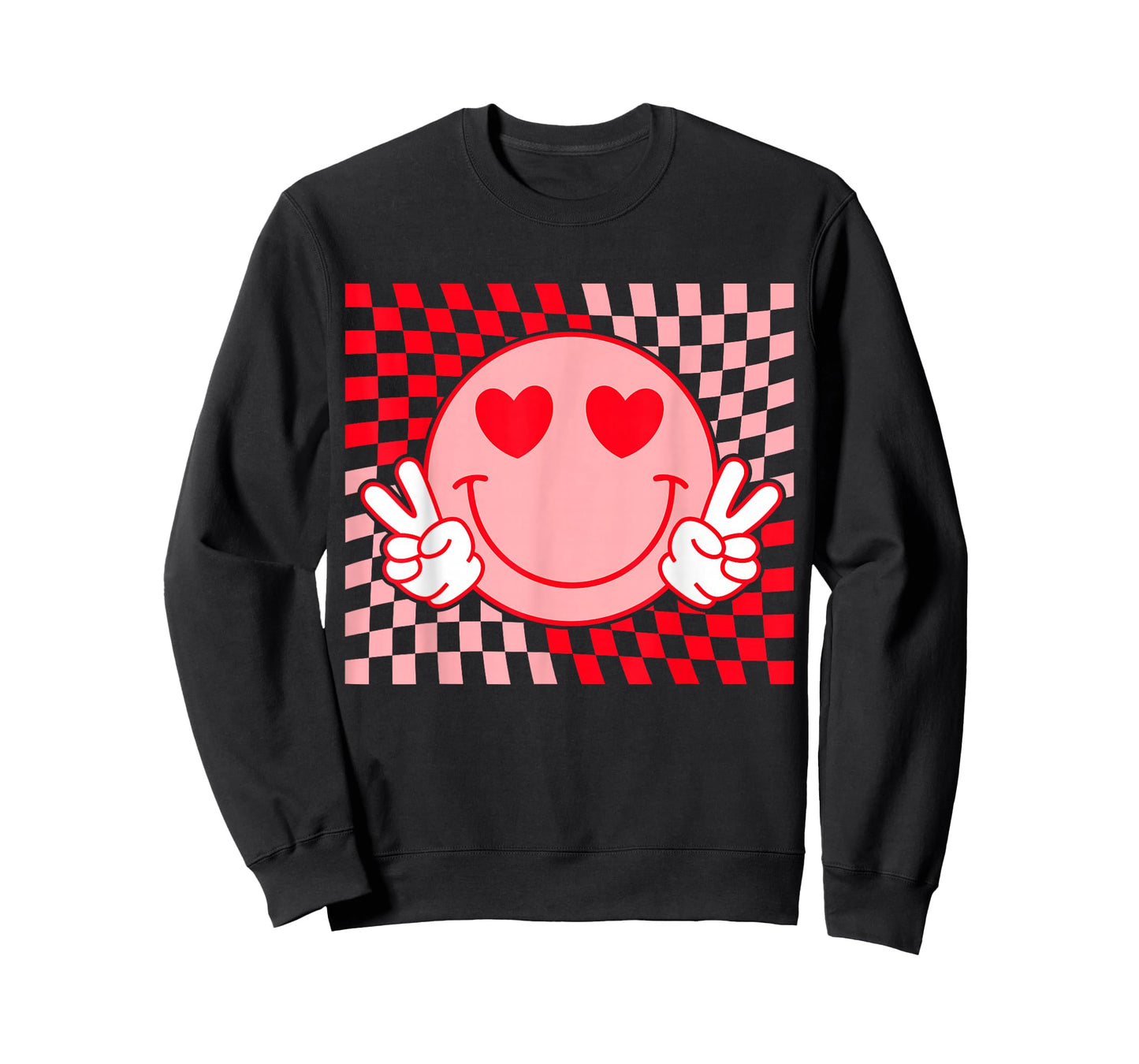 Cute Valentine Vibes Groovy Valentine Men Women Kid T-Shirt