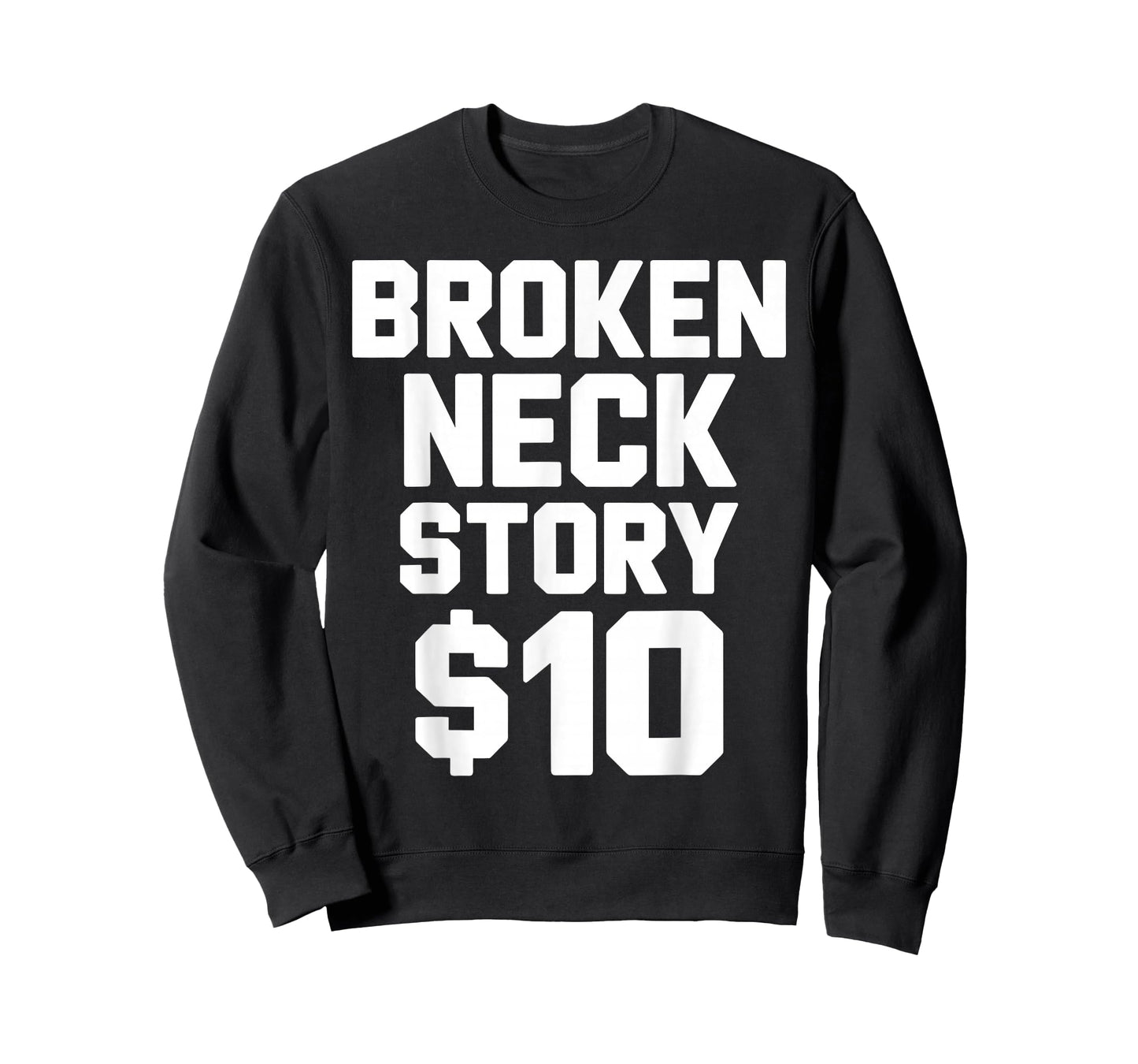 Funny Broken Neck Art for Men Women Neck Surgery Broken Neck T-Shirt