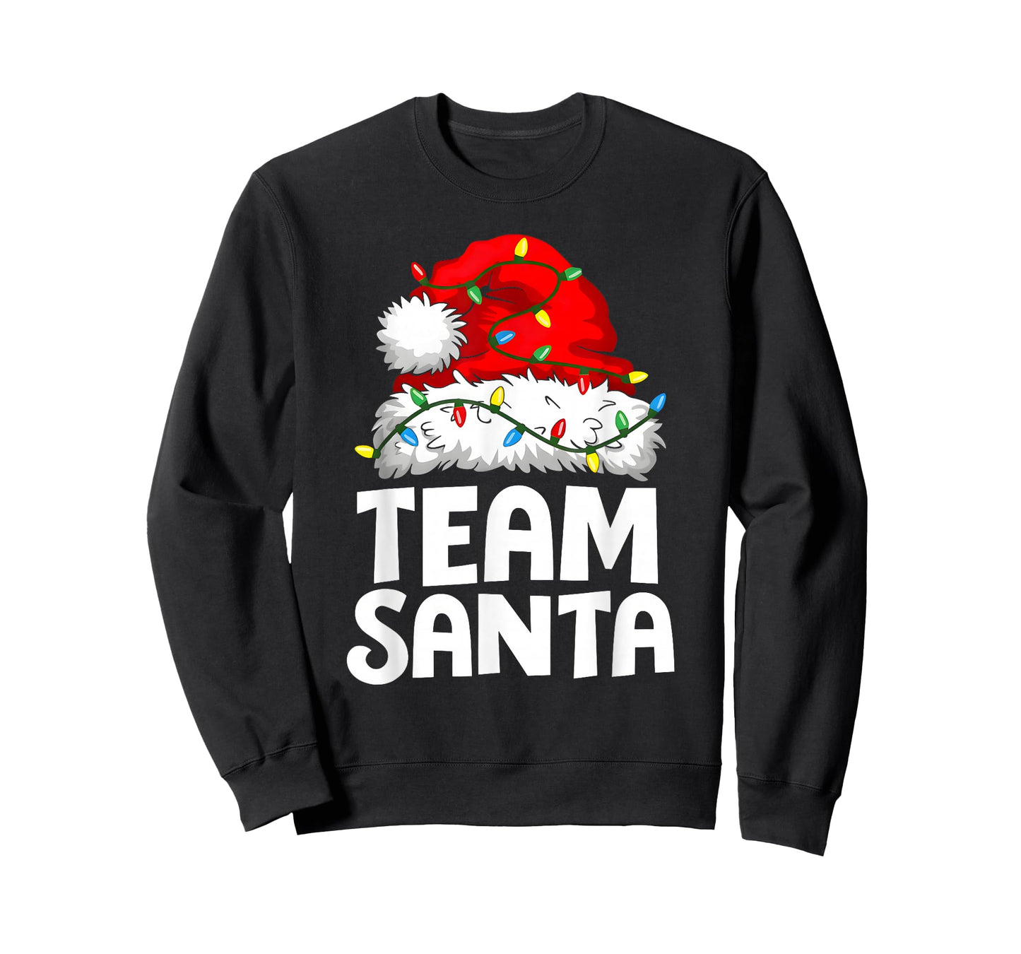 Team Santa Christmas Squad Family Matching Pajamas Boys Men T-Shirt