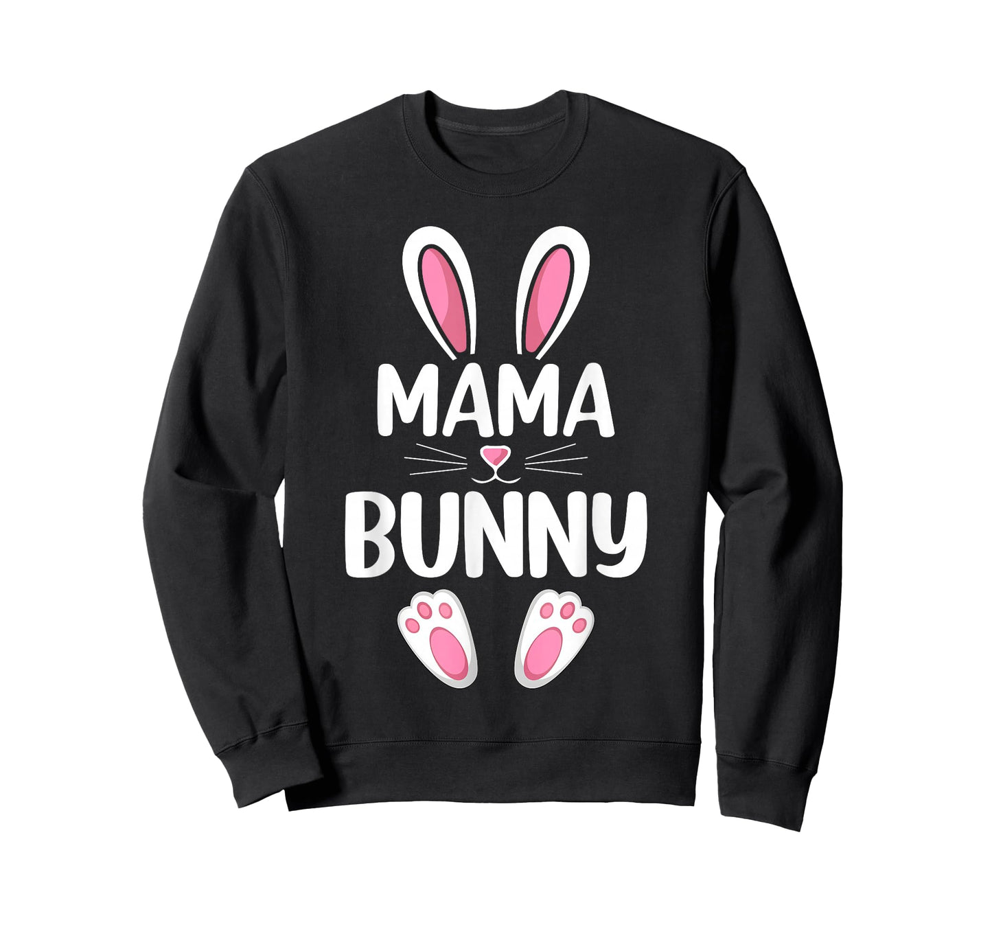 Mama Bunny Matching Family Mom Mama Women Easter Sunday T-Shirt