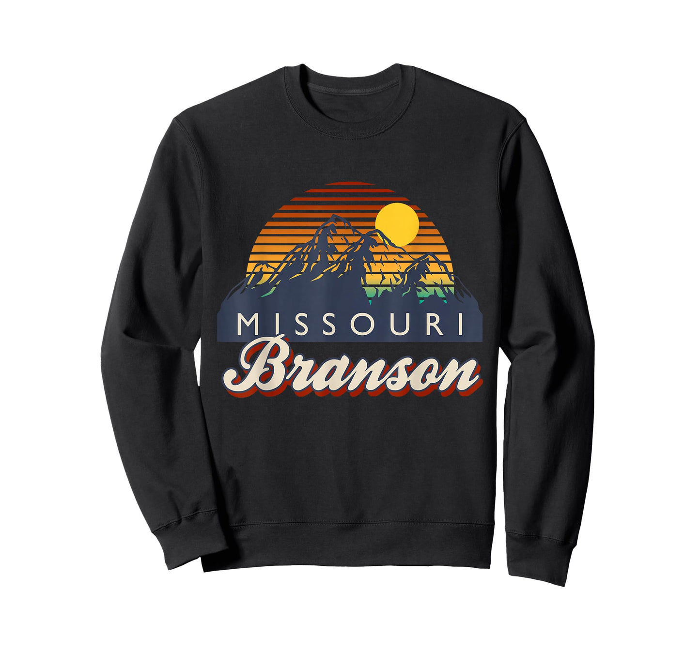 Branson Missouri Vintage Mountain Hiking Retro 80s 90s T-Shirt