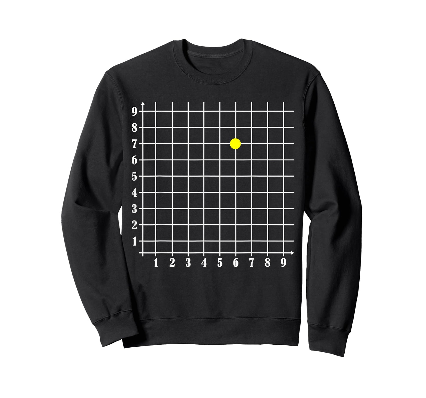 Coordinate (6,7) Funny Math Teacher 67 Math Lover Science T-Shirt