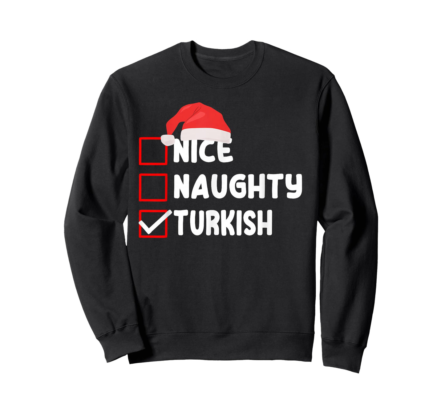 Funny Turkish Christmas Saying Turkiye Xmas Design T-Shirt