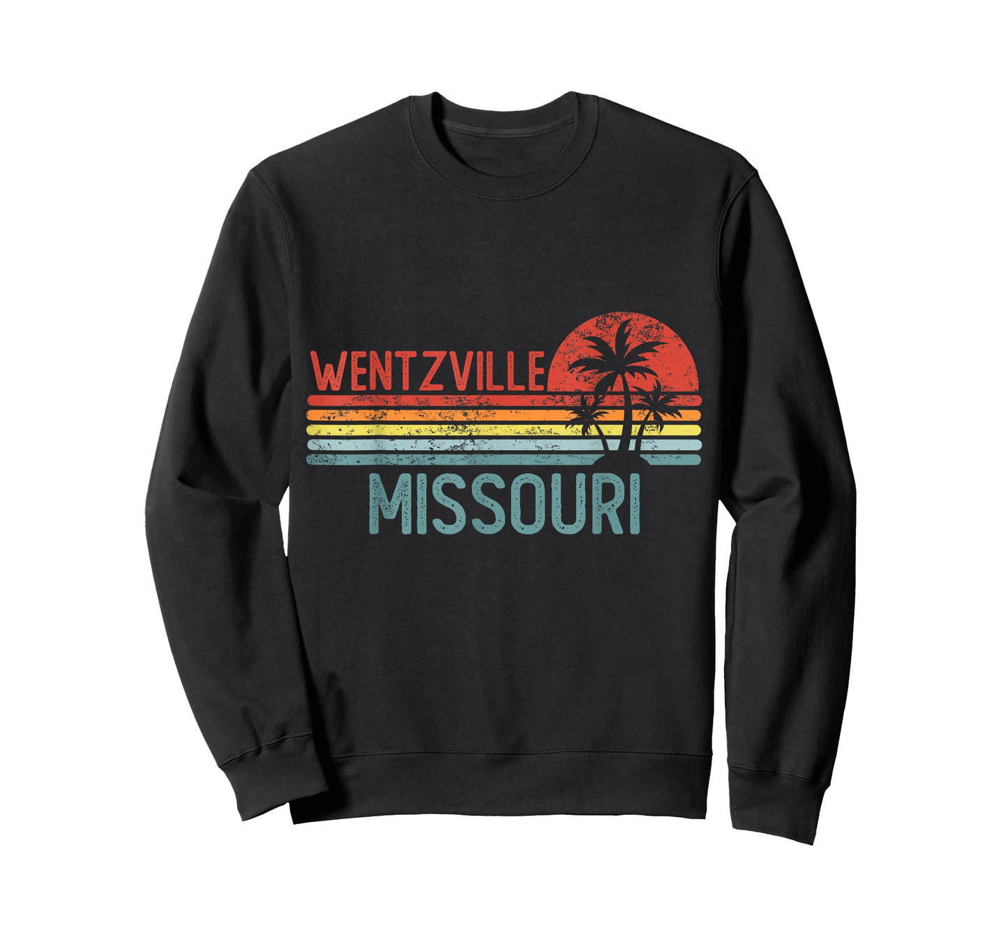 Wentzville Missouri Funny USA City Trip Home Roots T-Shirt