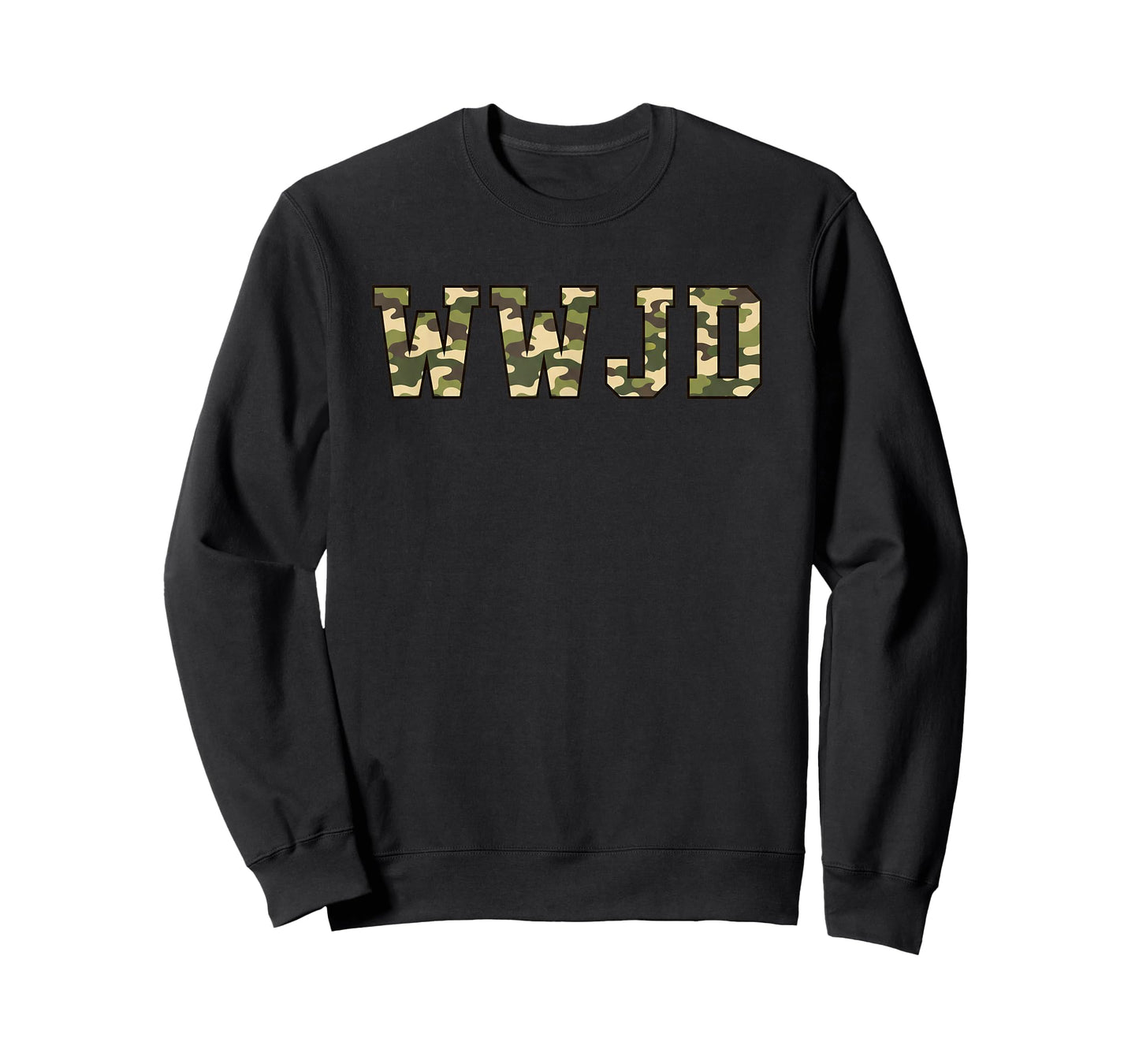 Christian WWJD Camo Military Hunting Faith T-Shirt