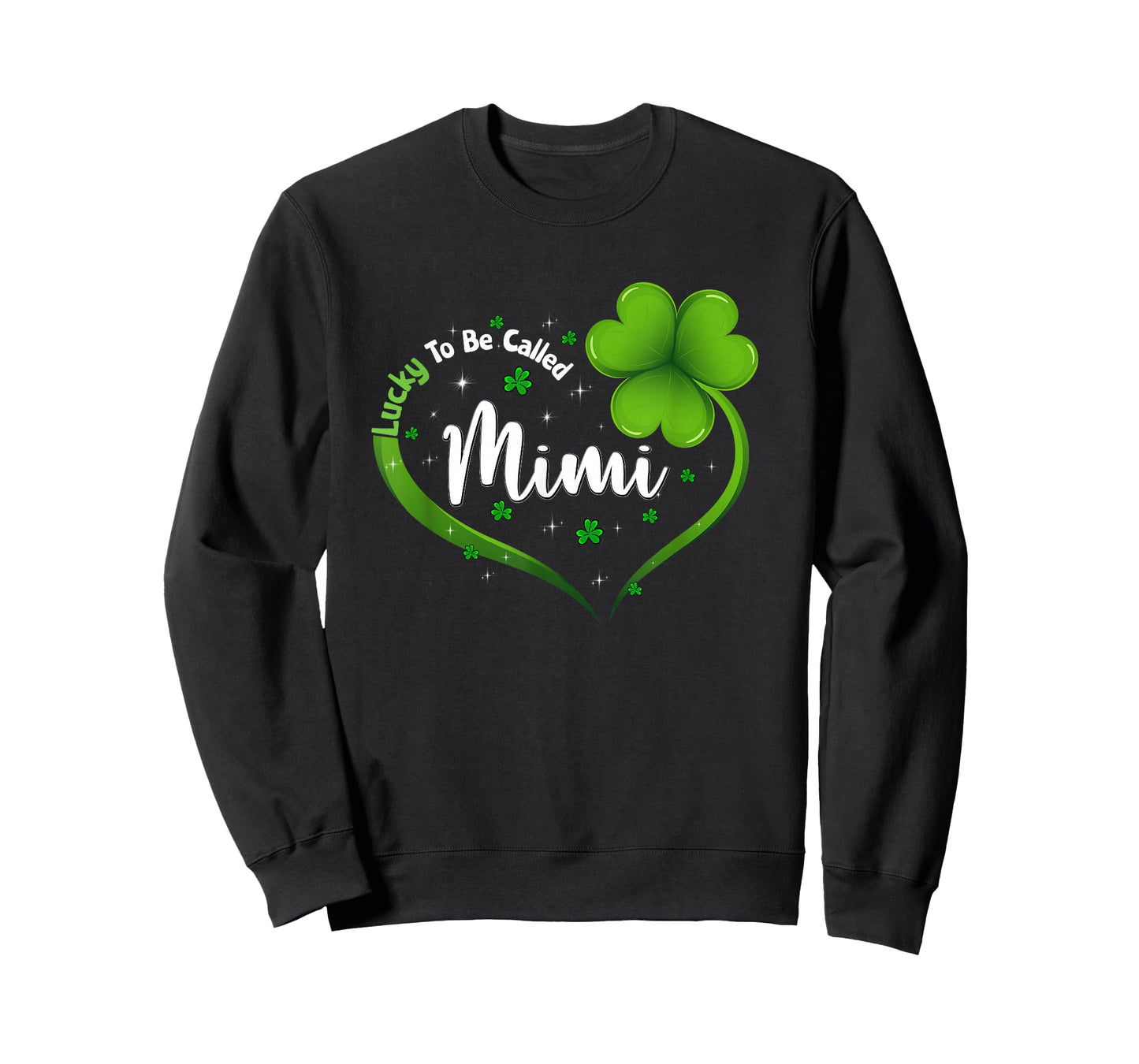 Cute Lucky to Be Called Mimi Shamrock Heart St Patrick's Day T-Shirt