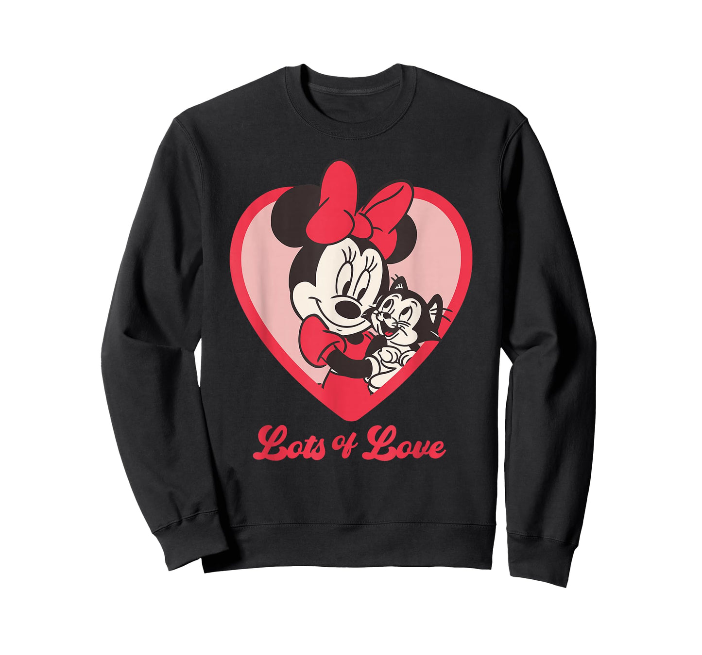 Disney Minnie Mouse Lots of Love Minnie & Figaro The Cat T-Shirt
