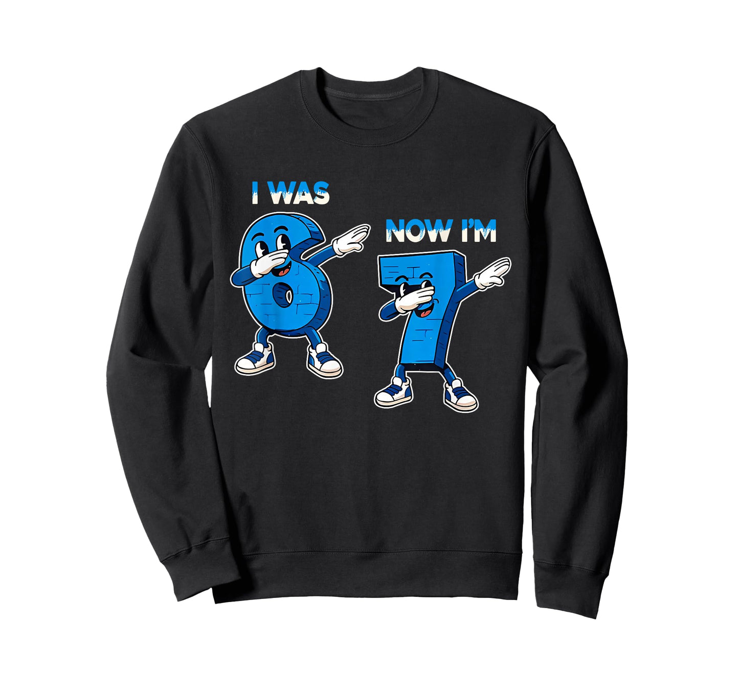 I was 6 Now I'm 7 Funny Six Seven 67 Meme Kids 7th Birthday T-Shirt