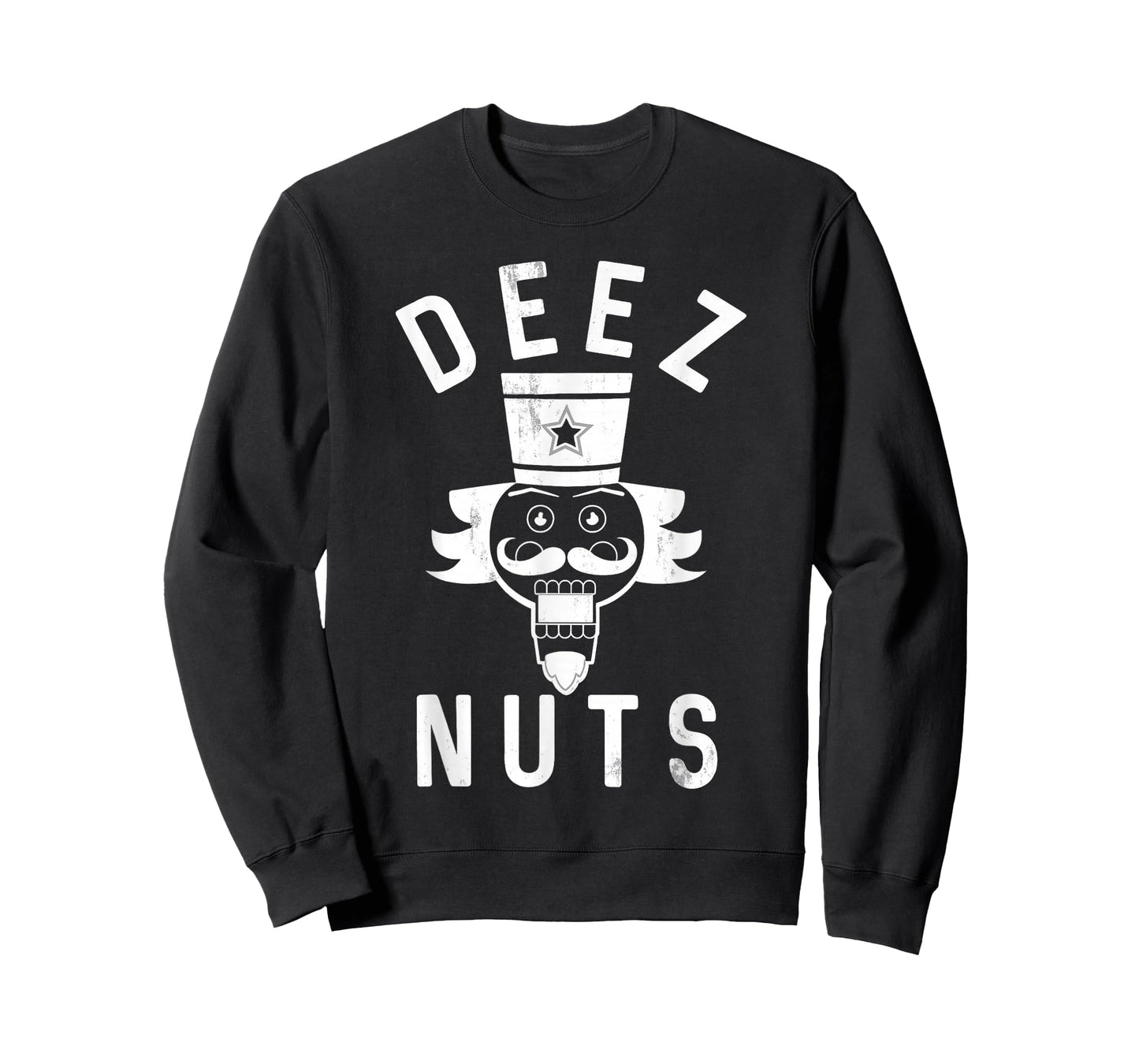 Deez Nuts Nutcracker Christmas Pun Mens Humor Vintage T-Shirt