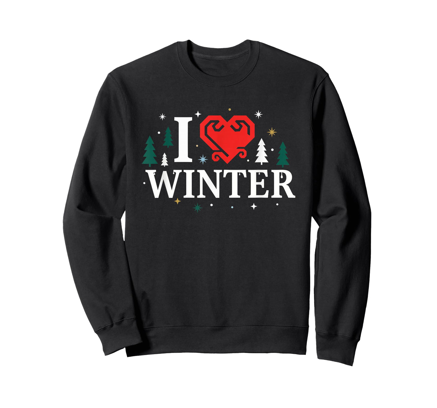 I Heart Winter, I Love Winter T-Shirt