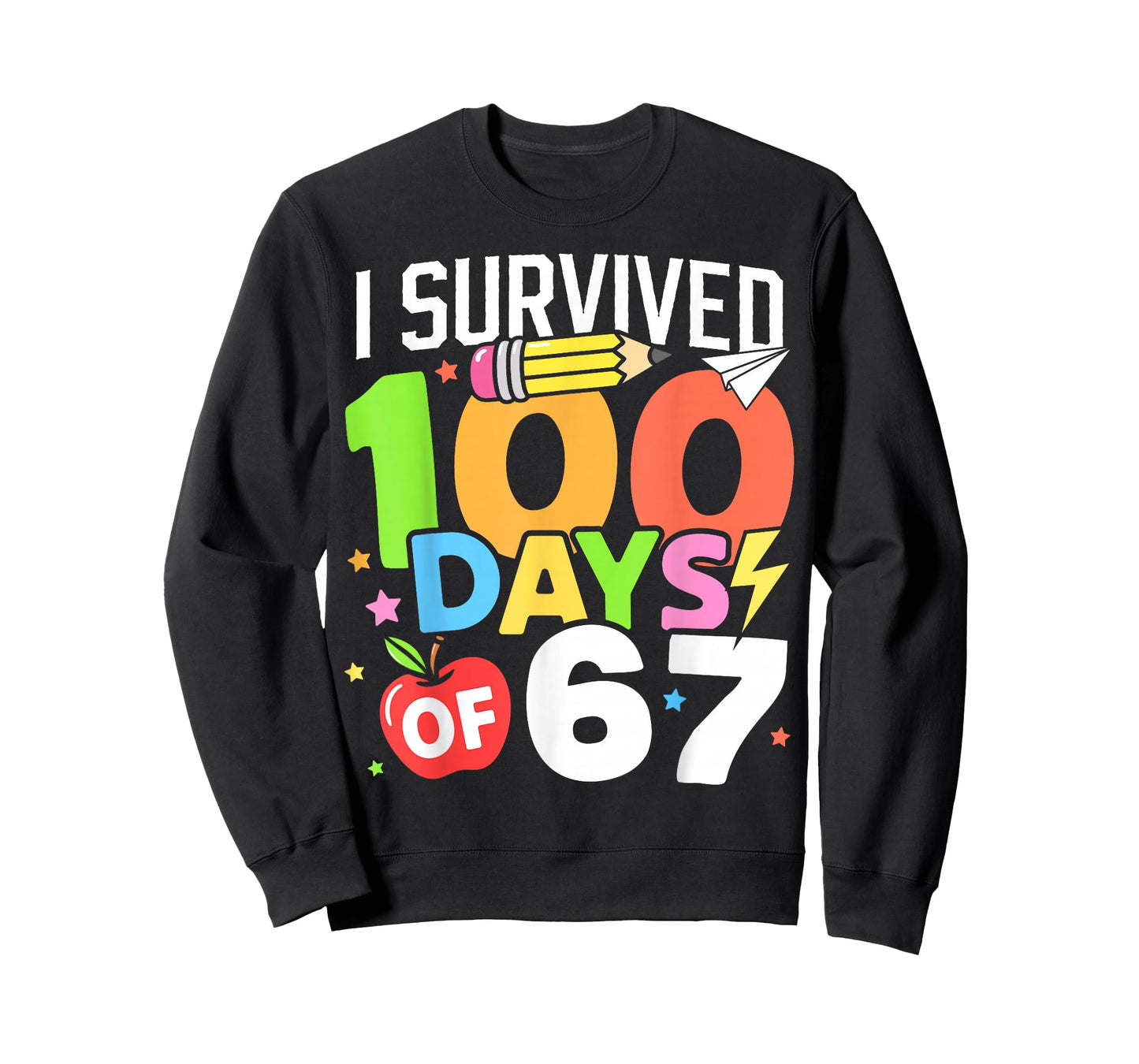 Happy 100 Days of 67 100th Day of School Kids Teacher T-Shirt