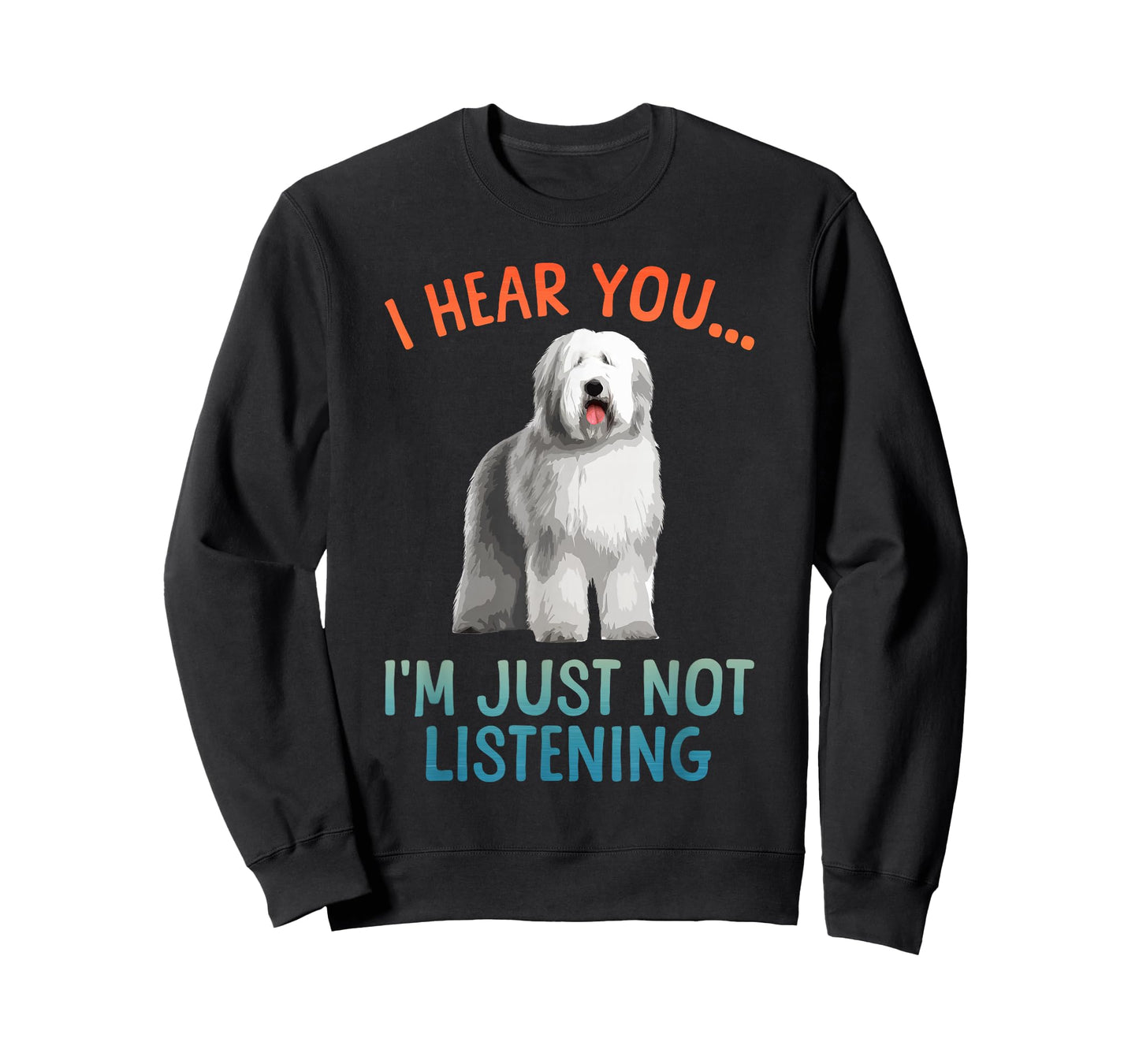 Funny Old English Sheepdog Art for Men Women Sheep Dog Lover T-Shirt