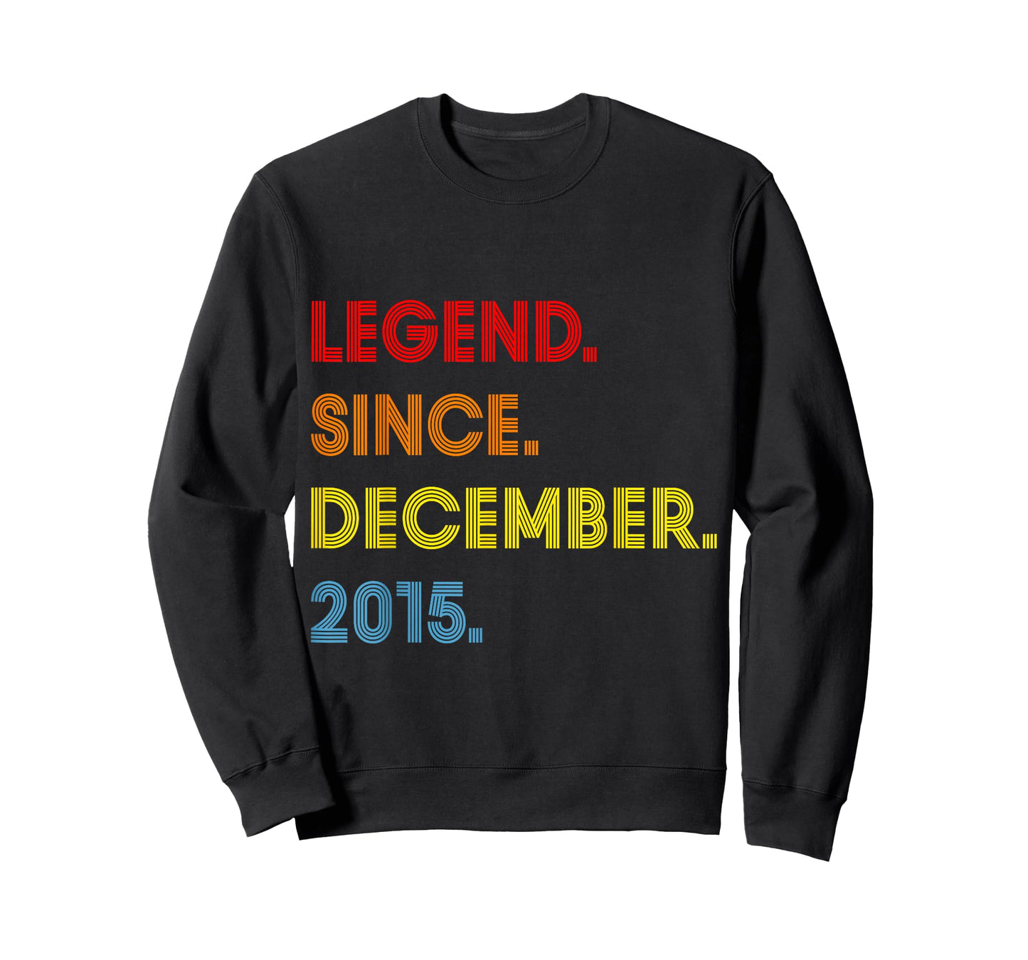 10 Year Old Legend Since December 2015 10th Birthday Boy T-Shirt