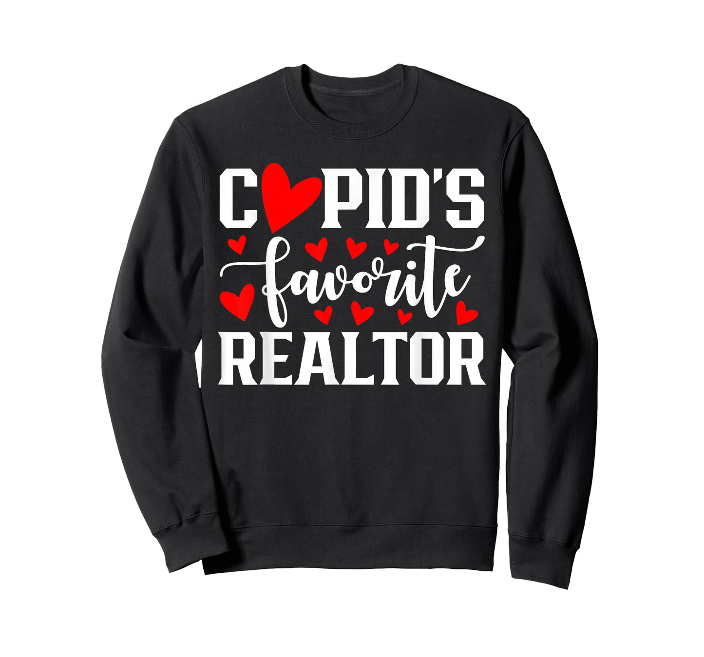 Cupid's Favorite Realtor Cute Heart Valentine's Day T-Shirt