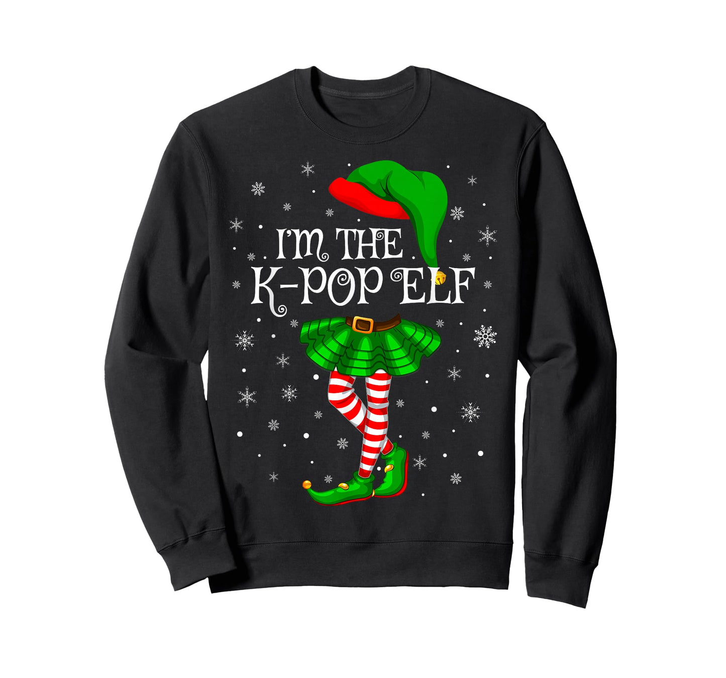 K-Pop Elf Christmas Family Group Women Girls Xmas Pajama T-Shirt