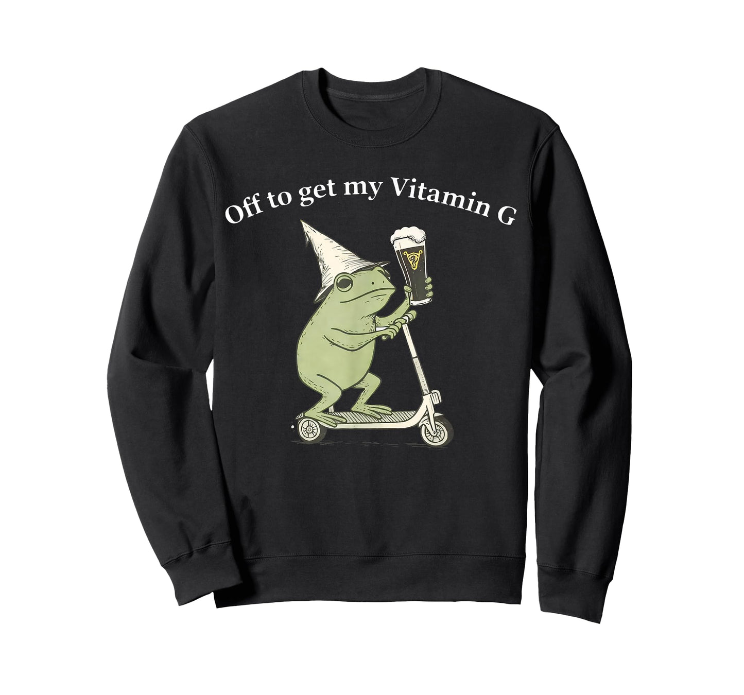 Funny St Patrick's Day Beer Frog Off to Get My Vitamin G T-Shirt