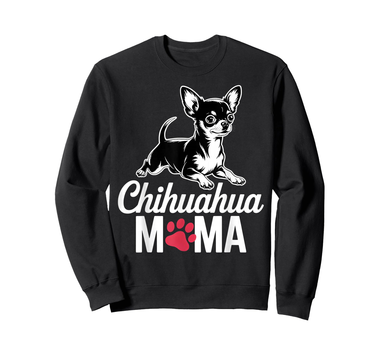 Chihuahua Mom Dog Lover Paw Women T-Shirt