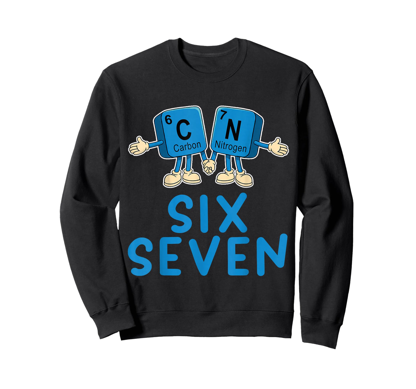 Fun 67 Meme Six Seven Funny Science Teacher Periodic Table T-Shirt