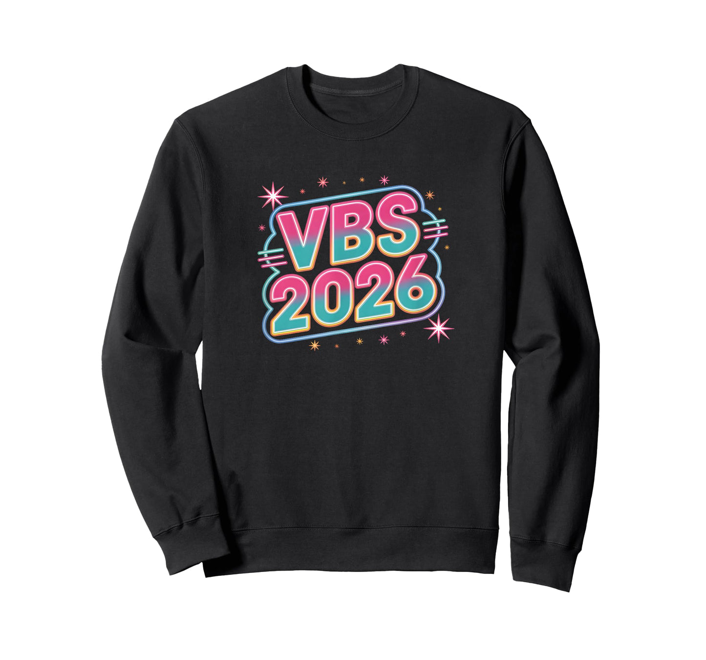 I Love VBS 2026 Vacation Bible School Lighted Sign T-Shirt