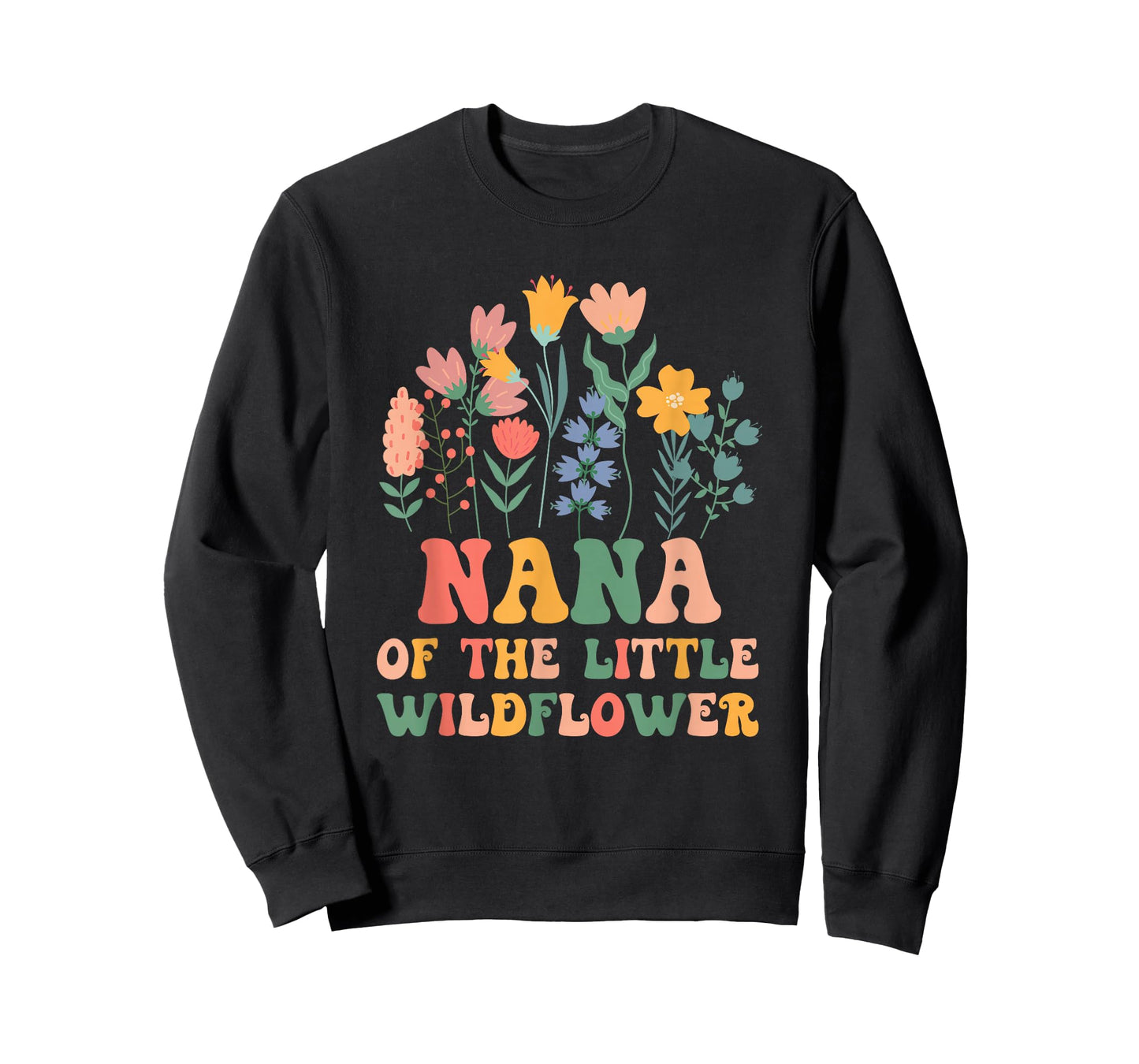 Nana of The Little Wildflower Baby Birthday Party T-Shirt