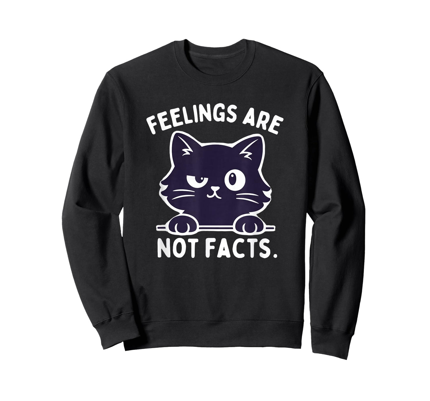 Feelings are Not Facts Cat Lover Therapist Coping Skills T-Shirt