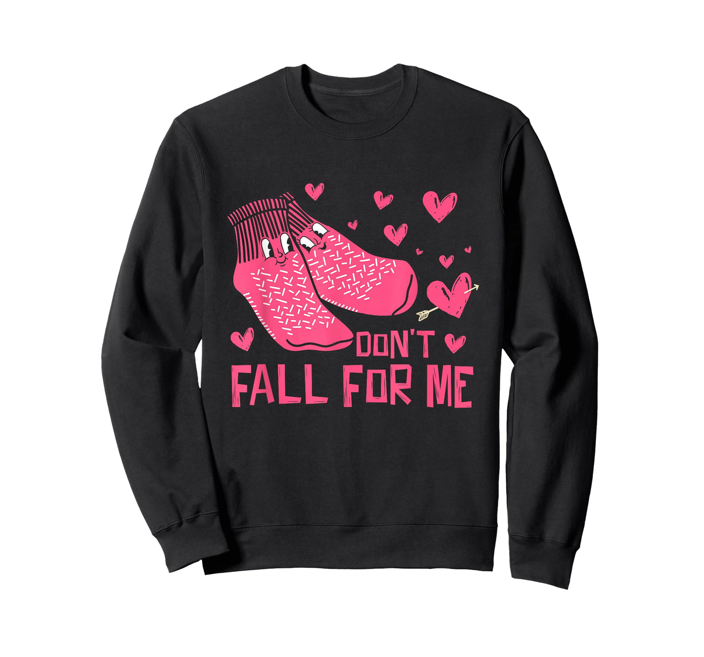 Don't Fall for-Me Non Slip Socks Valentines RN CNA PCT Nurse T-Shirt