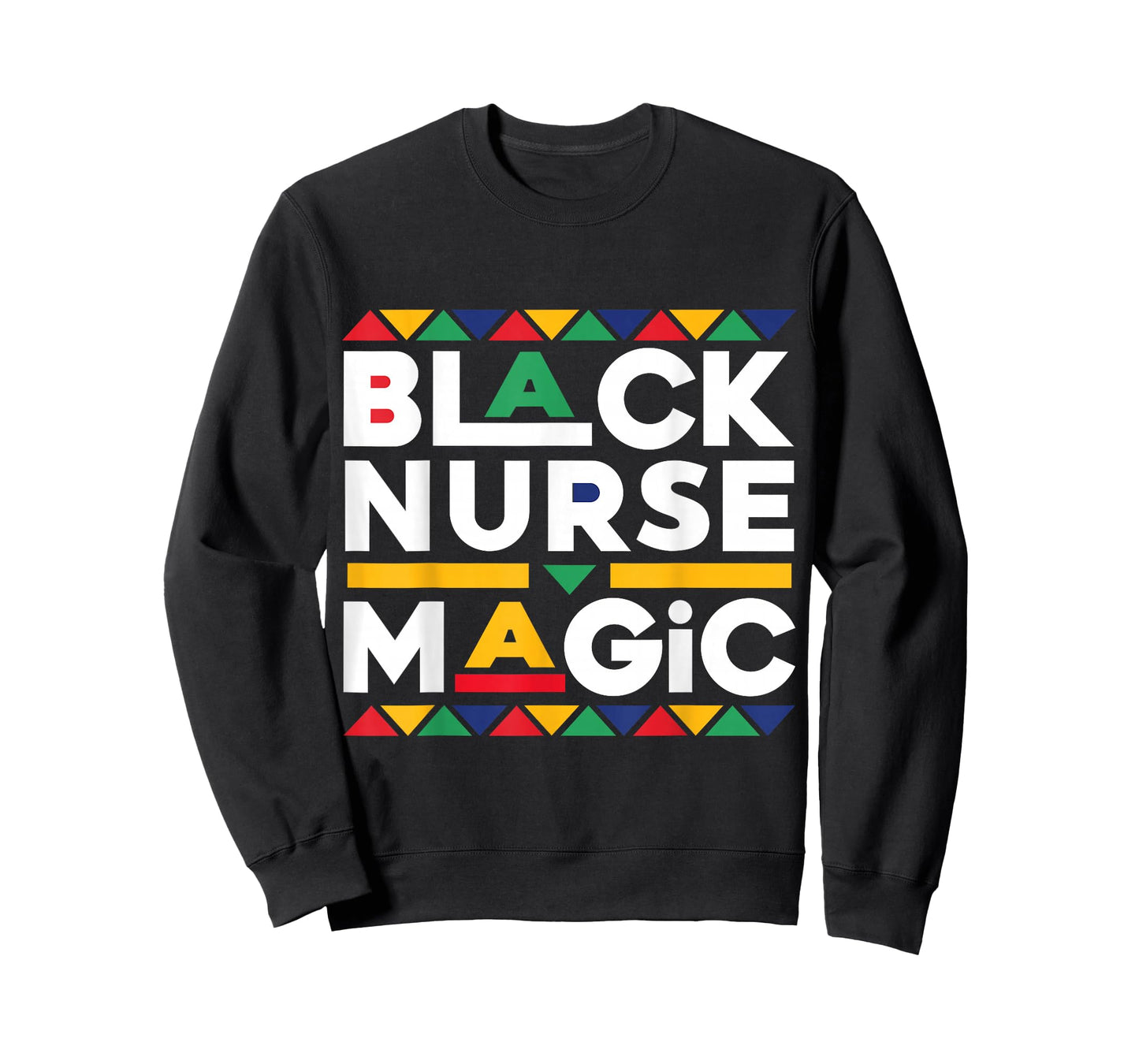 Pride Black Nurse Magic Black History Month Nurse T-Shirt