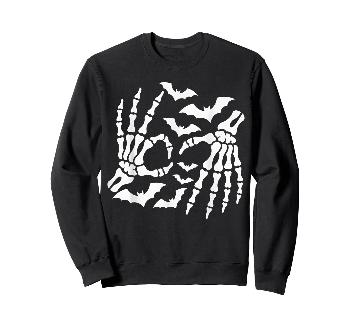 6 7 Halloween Skeleton Meme Hand Sign T-Shirt