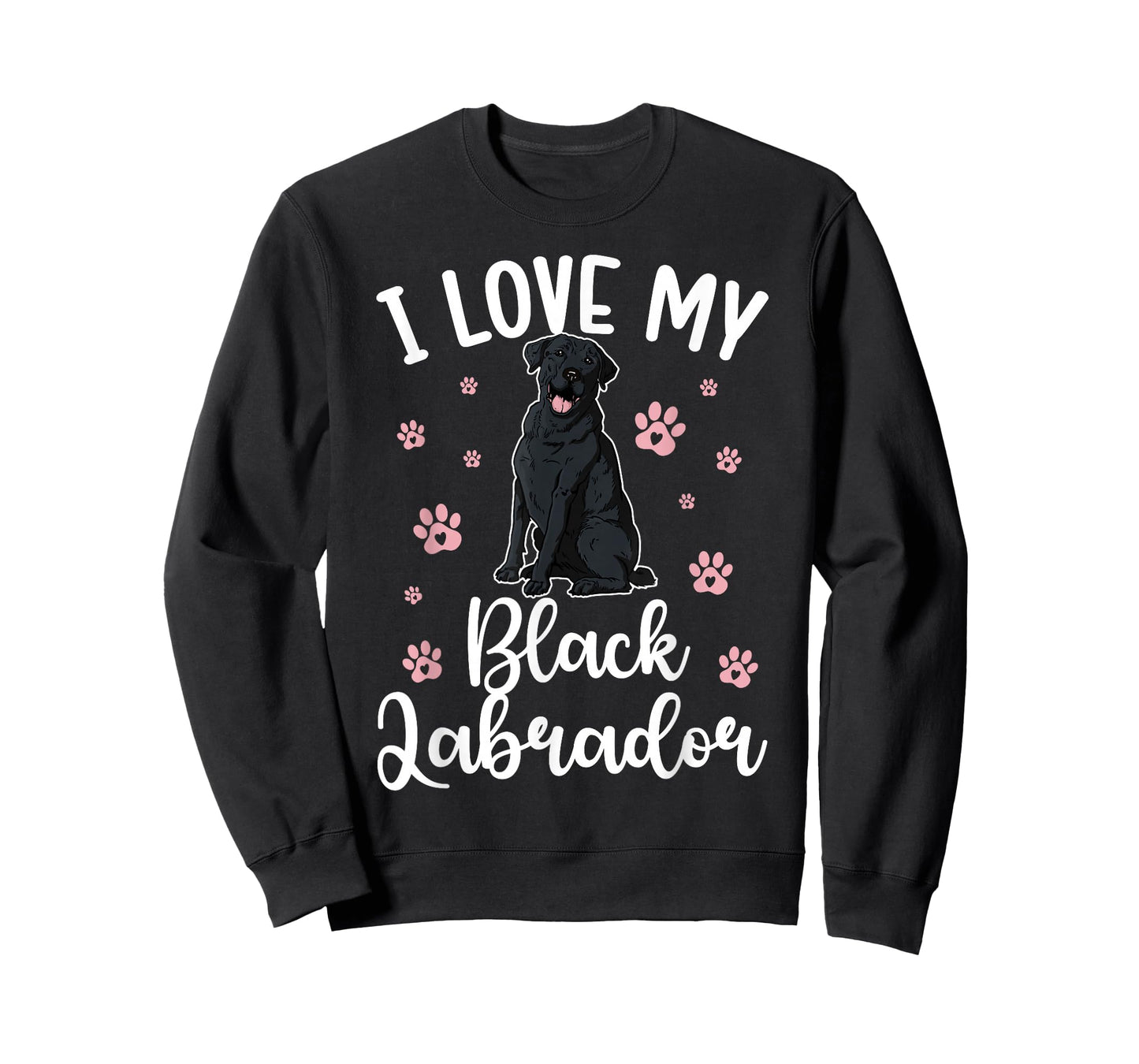 I Love My Black Labrador Owner Black Lab Lover T-Shirt