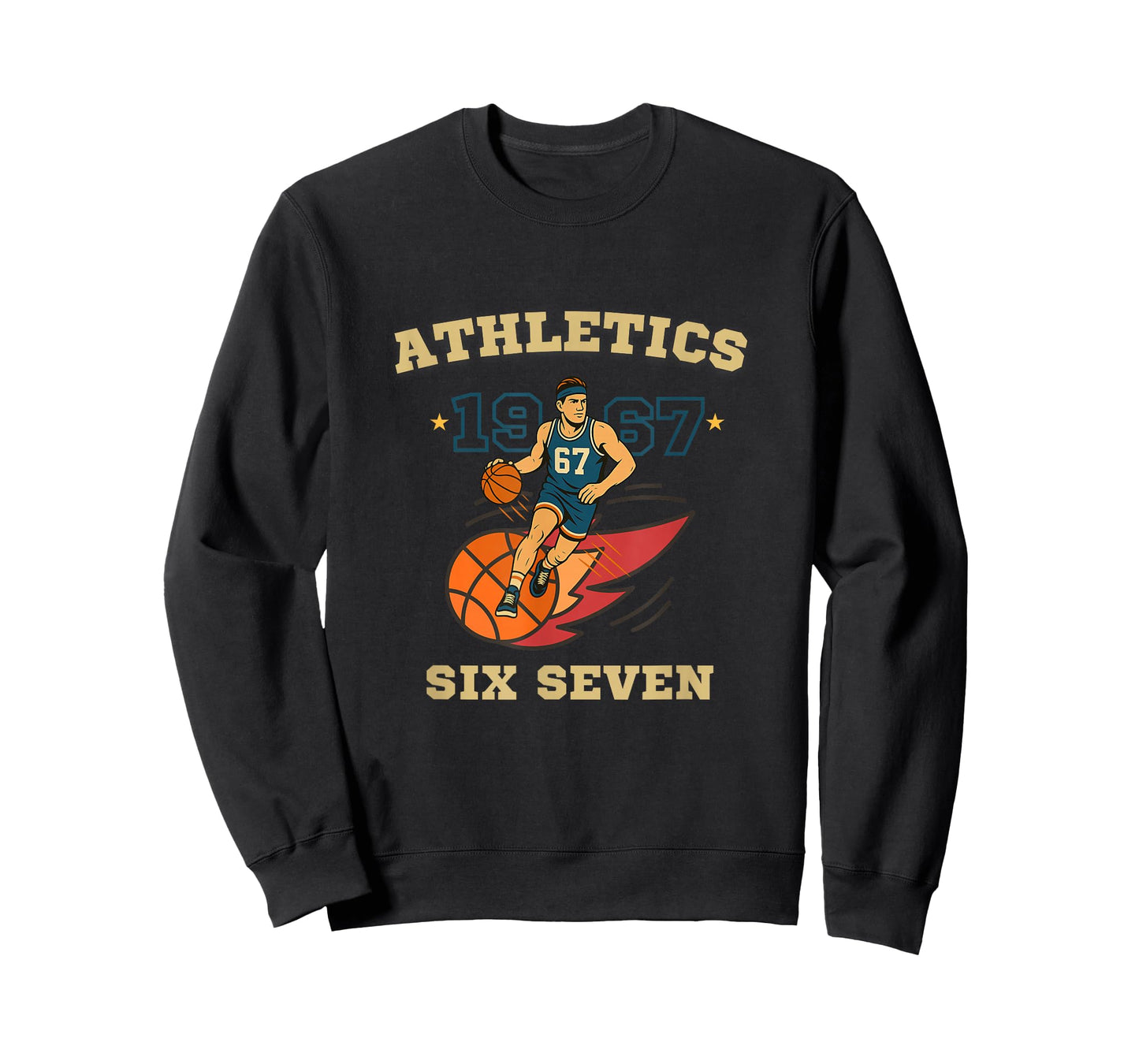 67 Basketball Alpha Gen - Basketball Lover Six Seven Meme T-Shirt