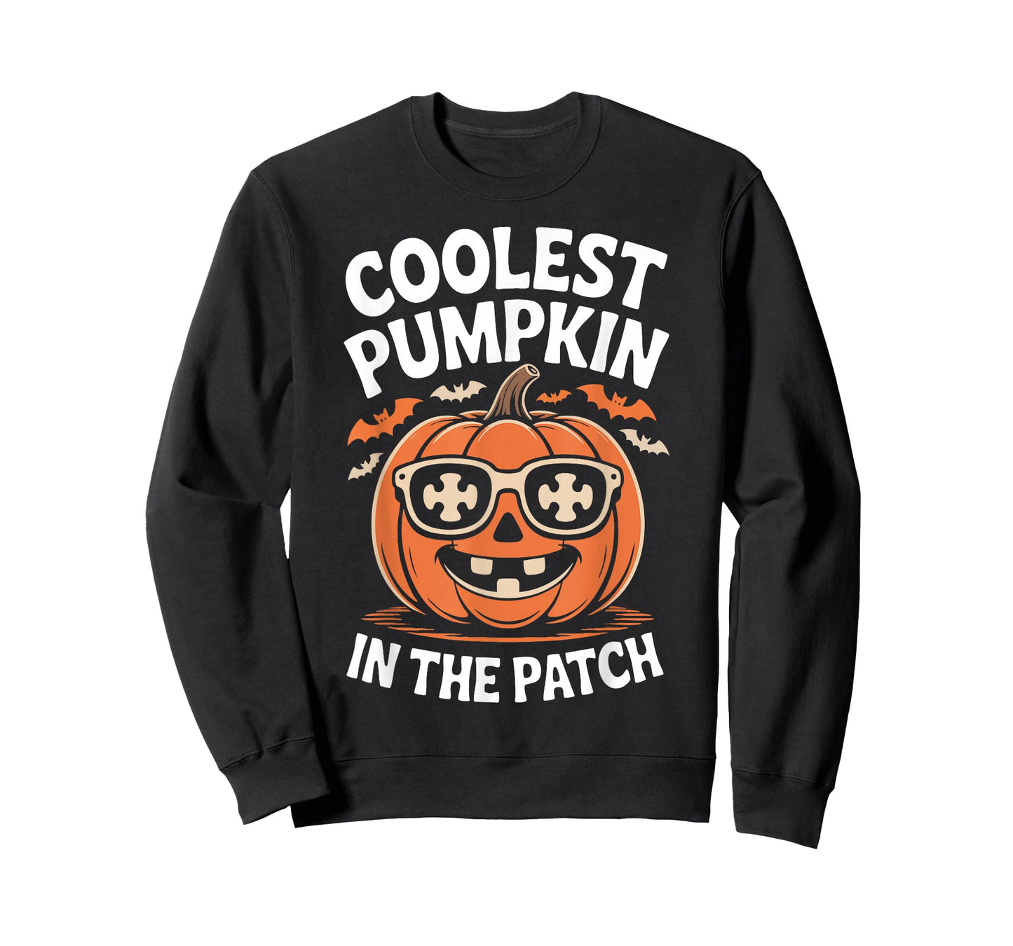 Coolest Pumpkin in Patch Halloween Costume Autism Kid T-Shirt