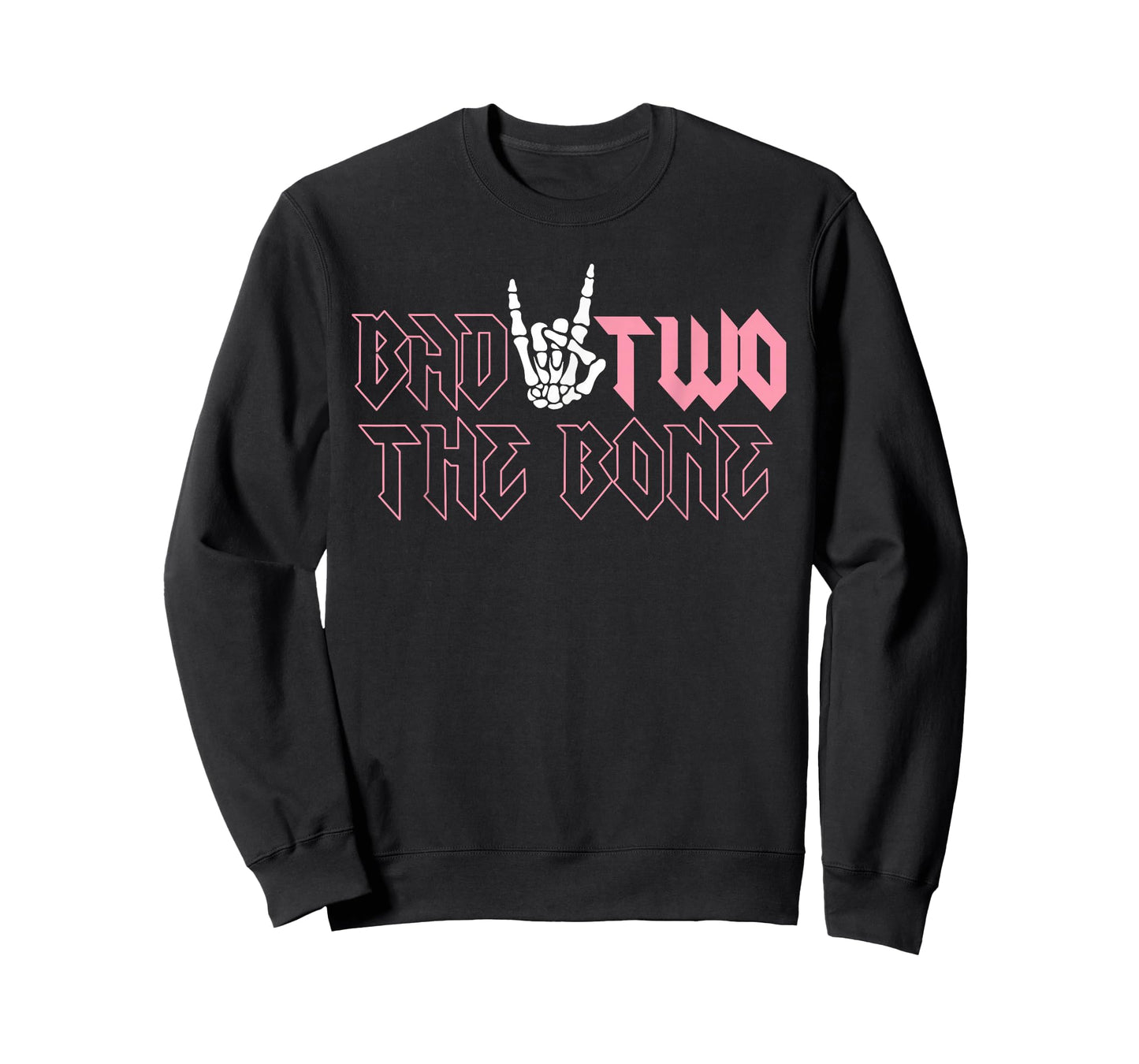 Bad Two The Bone Pink Birthday 2 Years Old Birthday T-Shirt