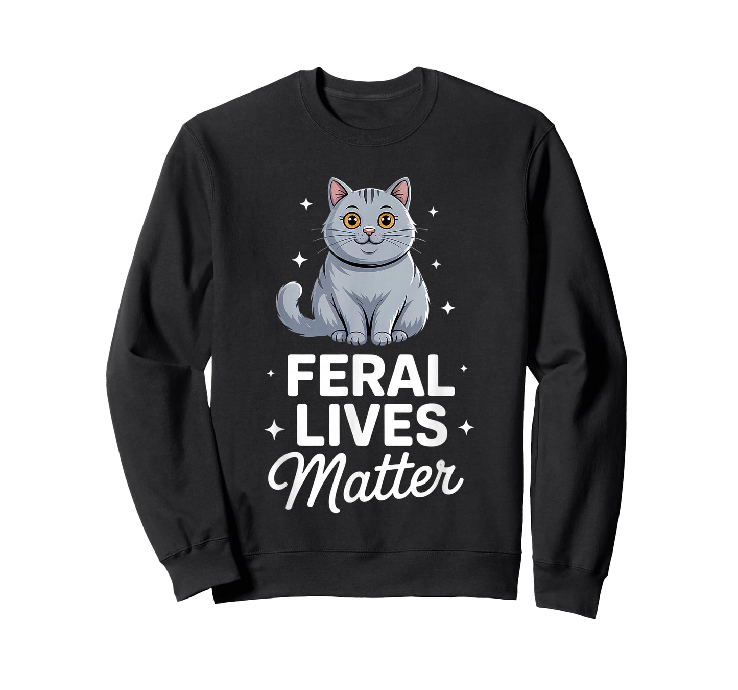 Cat Rescue Feral Lives Matter Cat Rescuer Cat Adoption T-Shirt