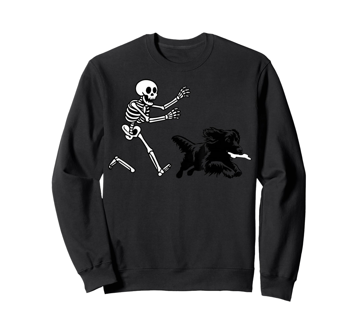 Funny Boykin Spaniel Running Skeleton Halloween T-Shirt