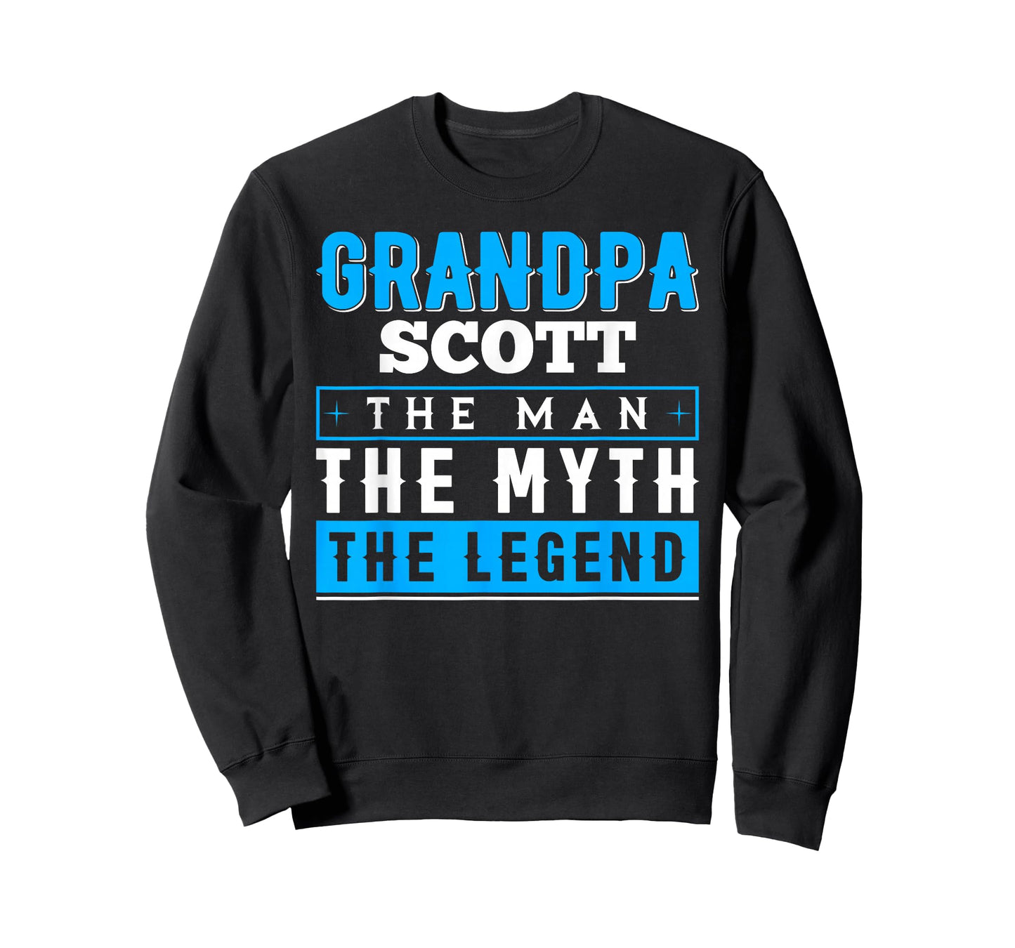 Grandpa Scott The Man The Myth The Legend Shirt Funny T-Shirt