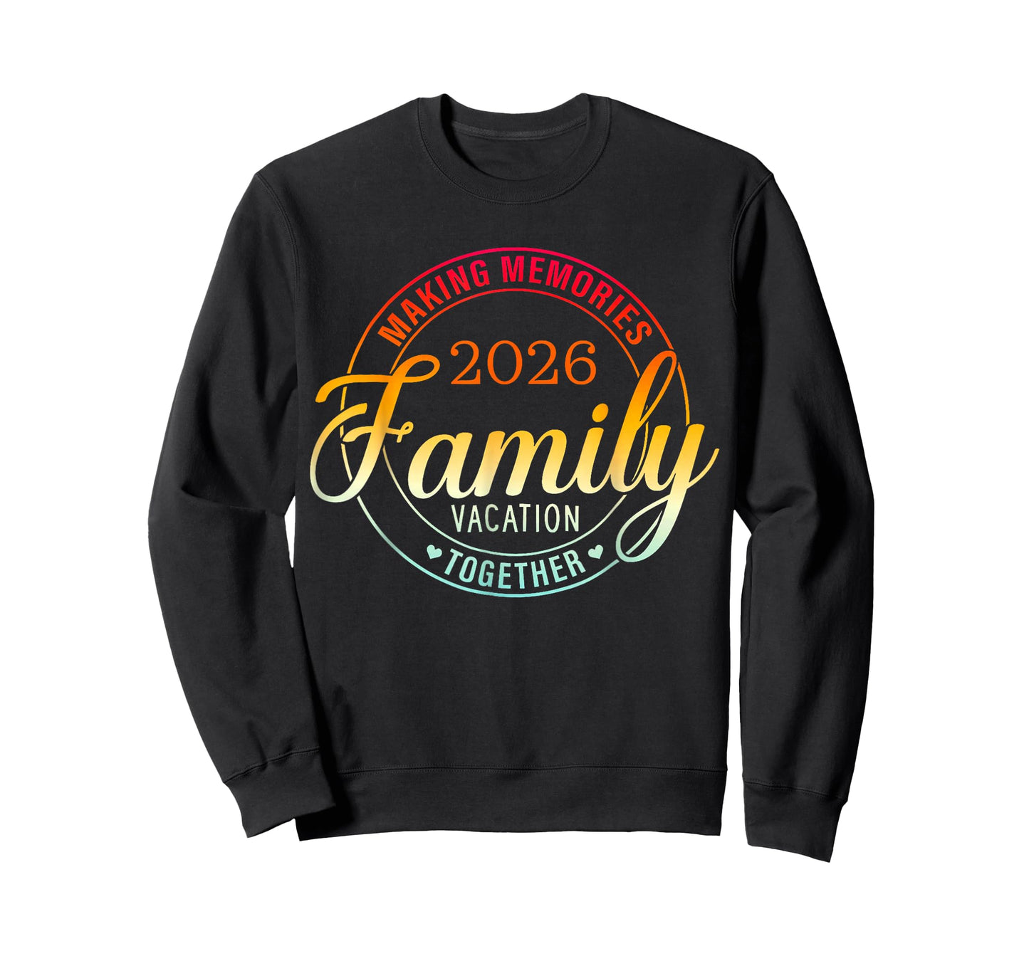 Family Vacation 2026 Family Matching Summer Vacation T-Shirt