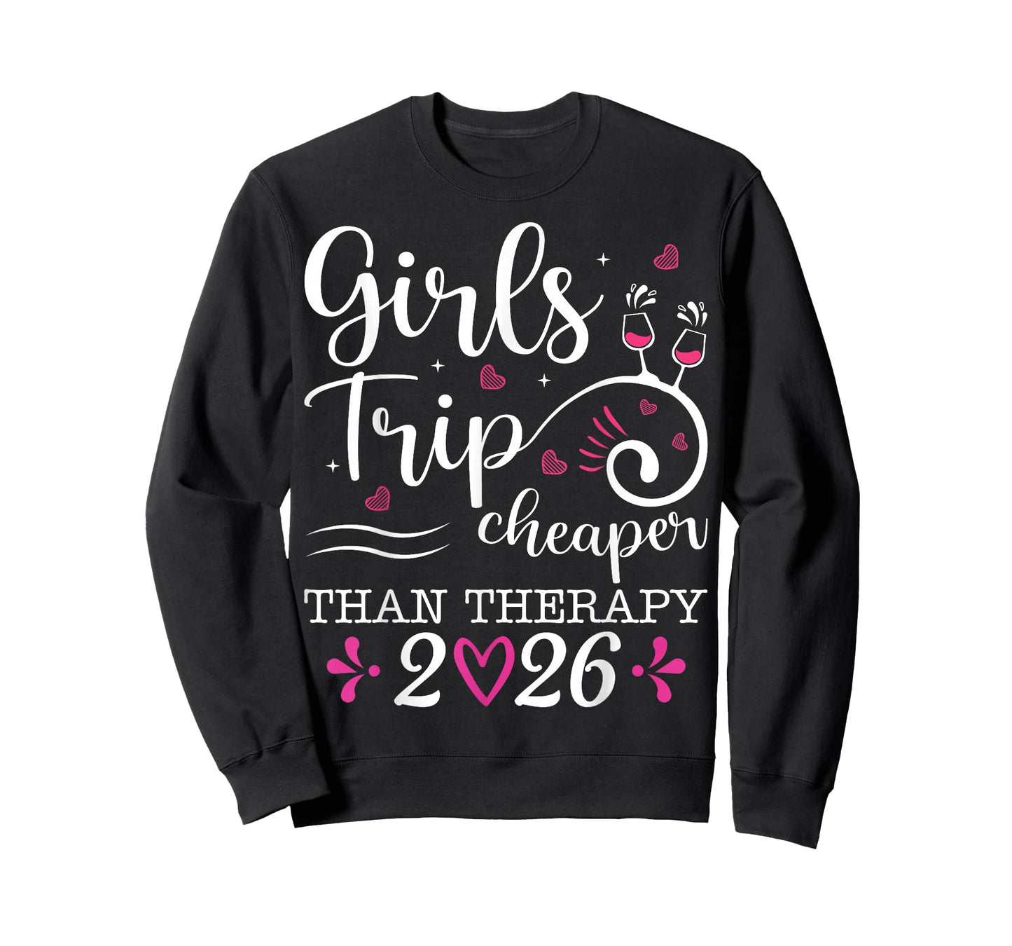 Girl's Trip 2026 Family Matching Weekend Vacay Lover Road T-Shirt
