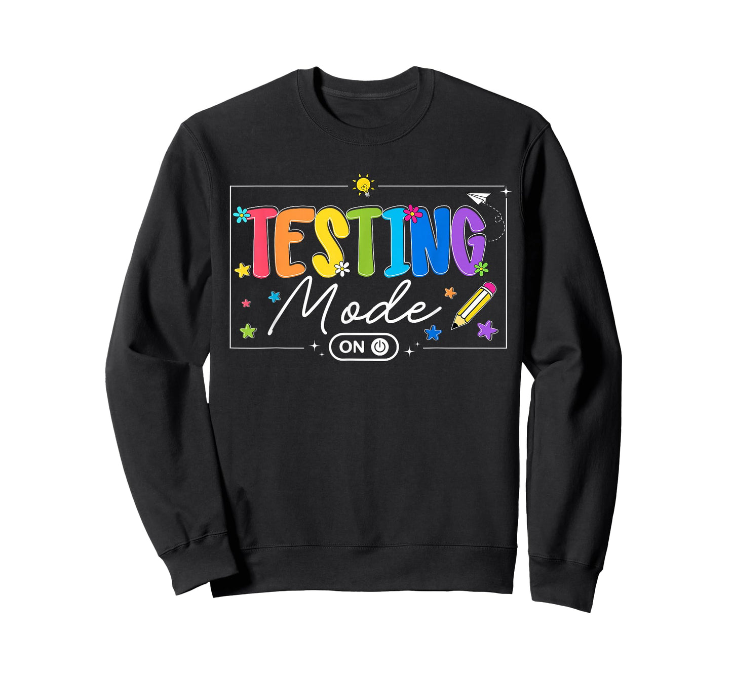 Testing Day Funny Testing Mode On Teacher Boy Girl Kids T-Shirt