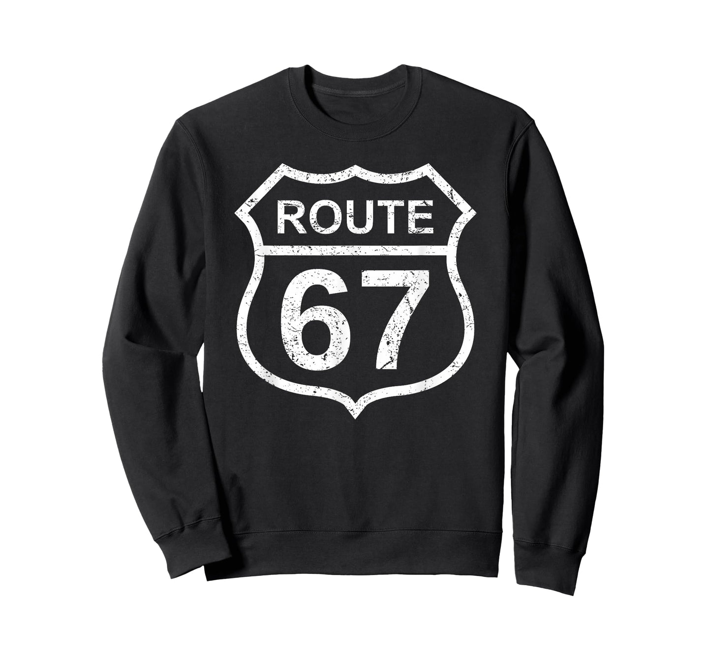 Route 67 Funny Six Seven 6 7 Meme Interstate Highway I-67 T-Shirt