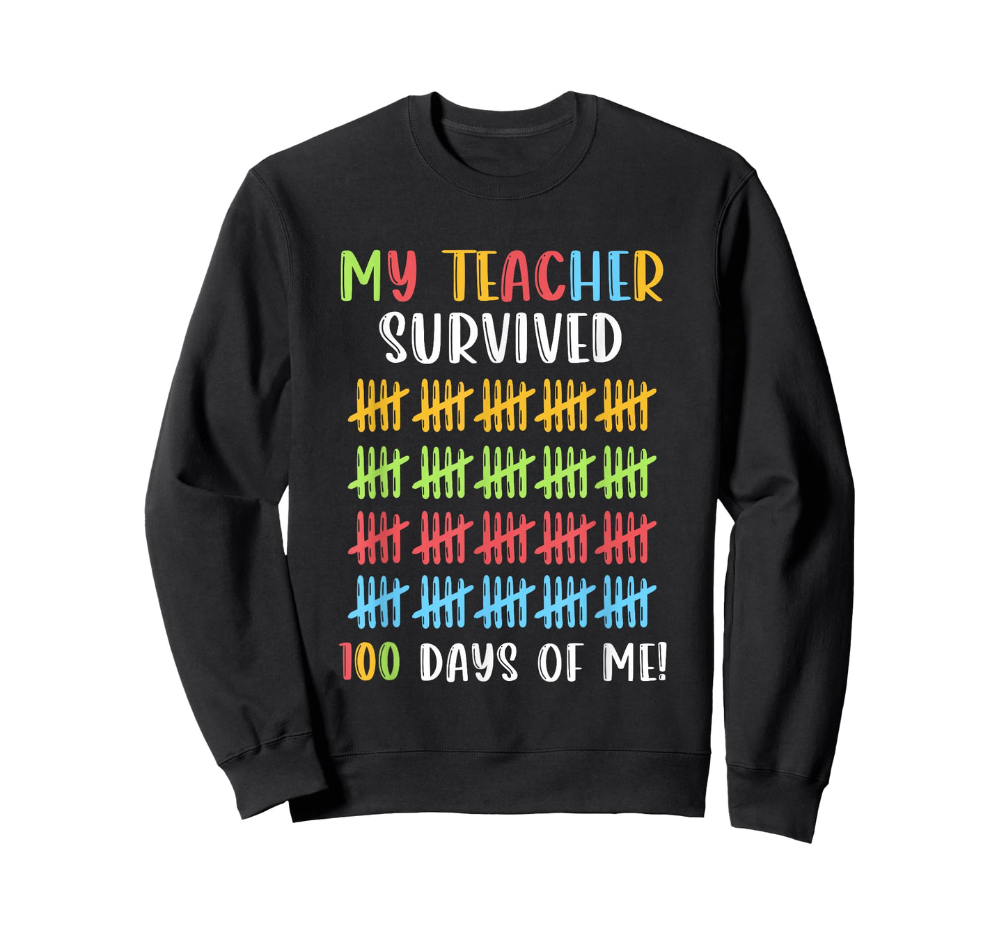 My Teacher Survived 100 Days of Me Boy Girl 100th Day School T-Shirt
