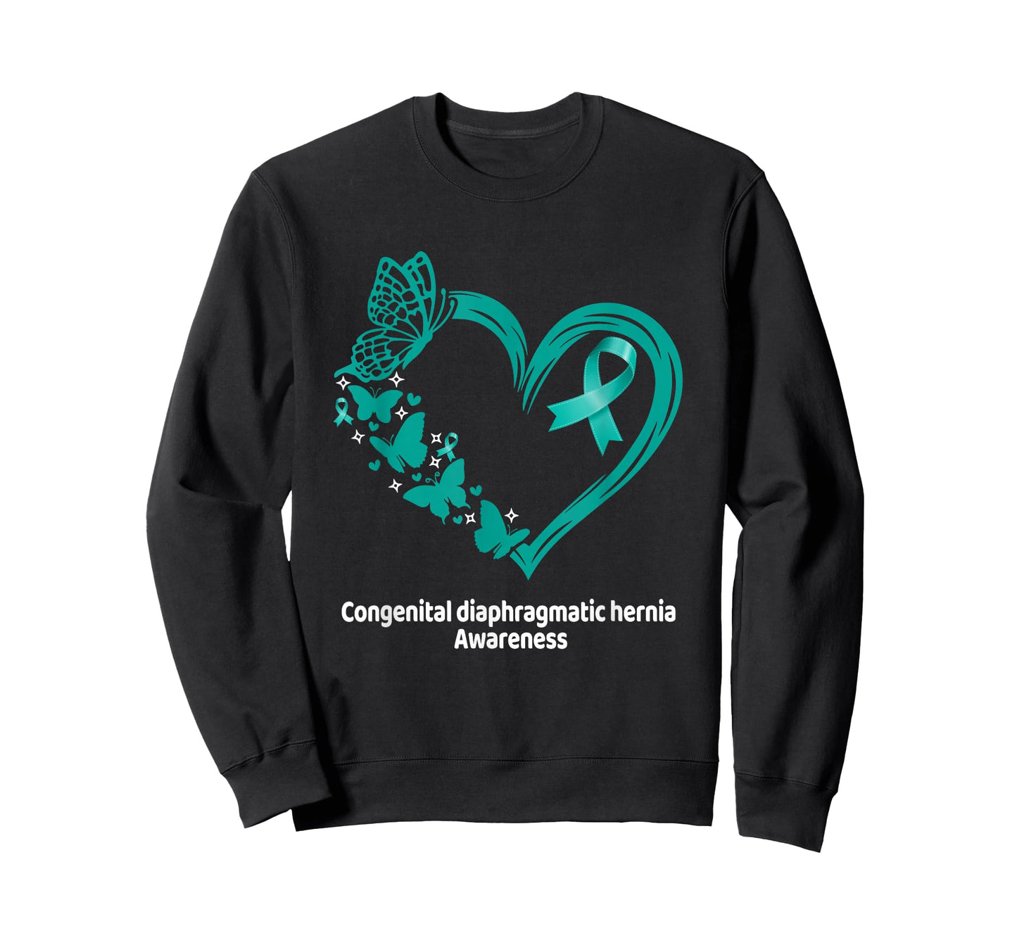 Congenital Diaphragmatic Hernia CDH Awareness Heart T-Shirt