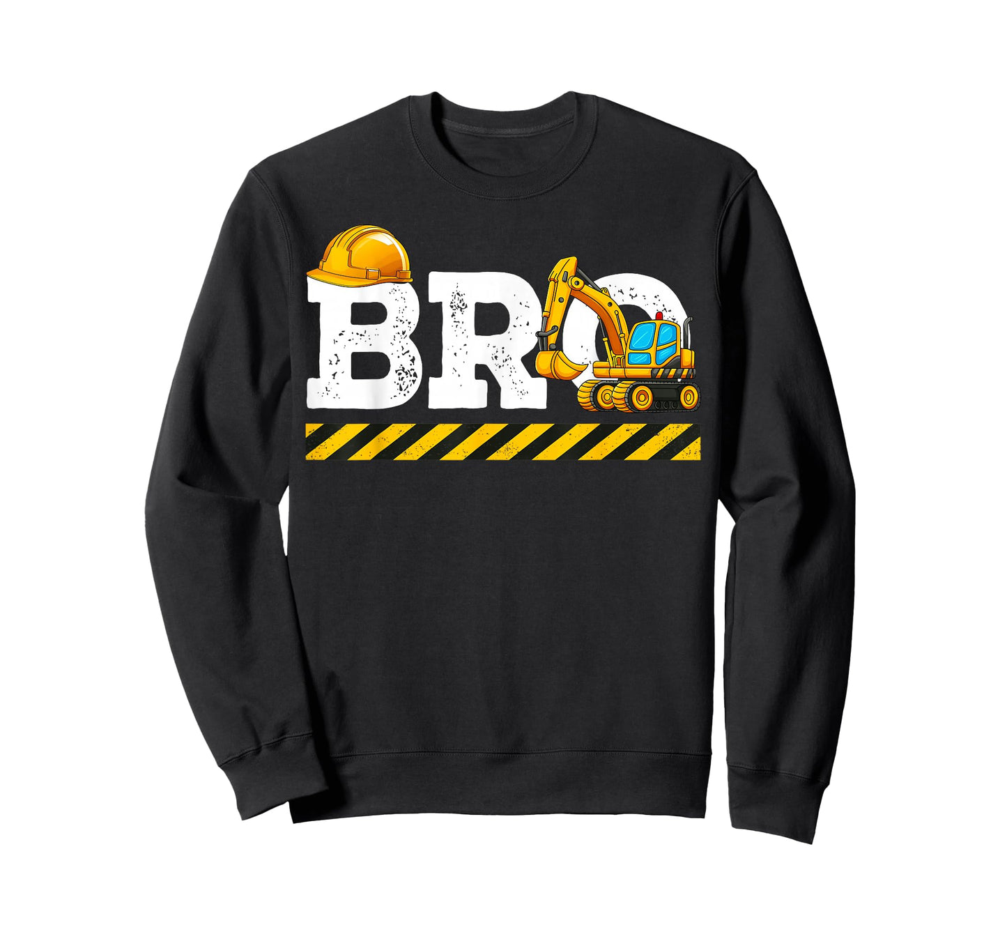 Bro Brother of The Birthday Boy Family Matching Excavator T-Shirt