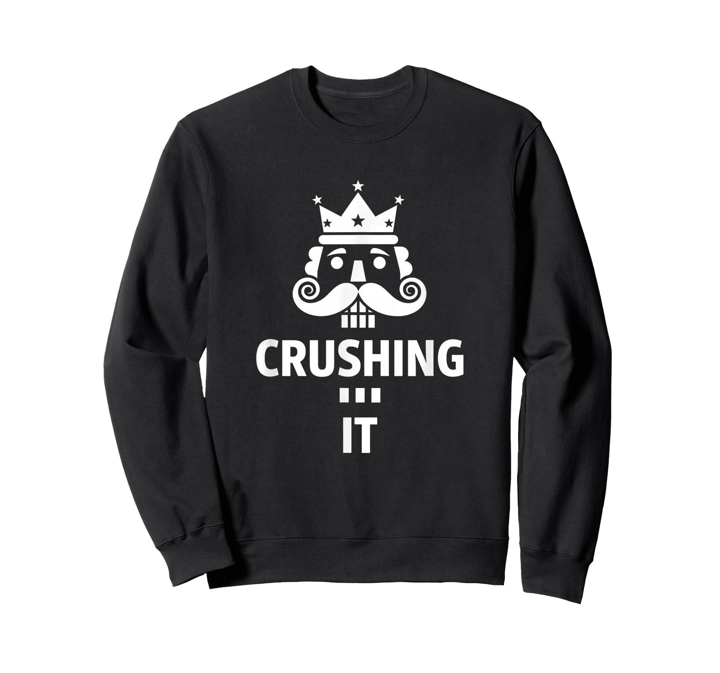 Christmas Crushing It Nutcracker - Funny Retro Ugly Xmas Nut T-Shirt